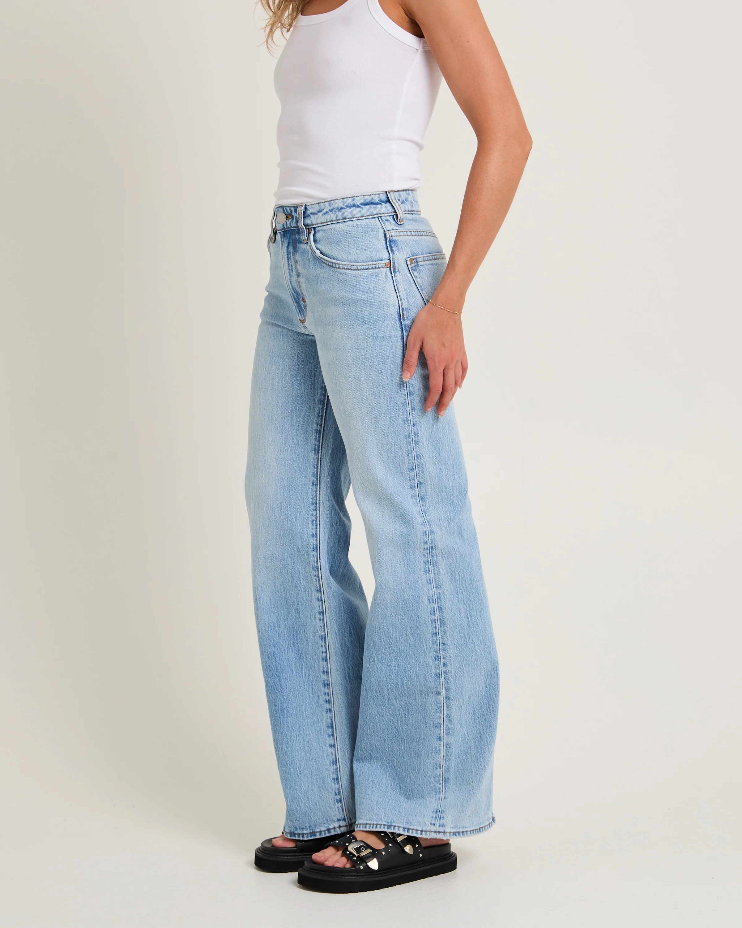 Eva Wide Denim Jeans - Image 4