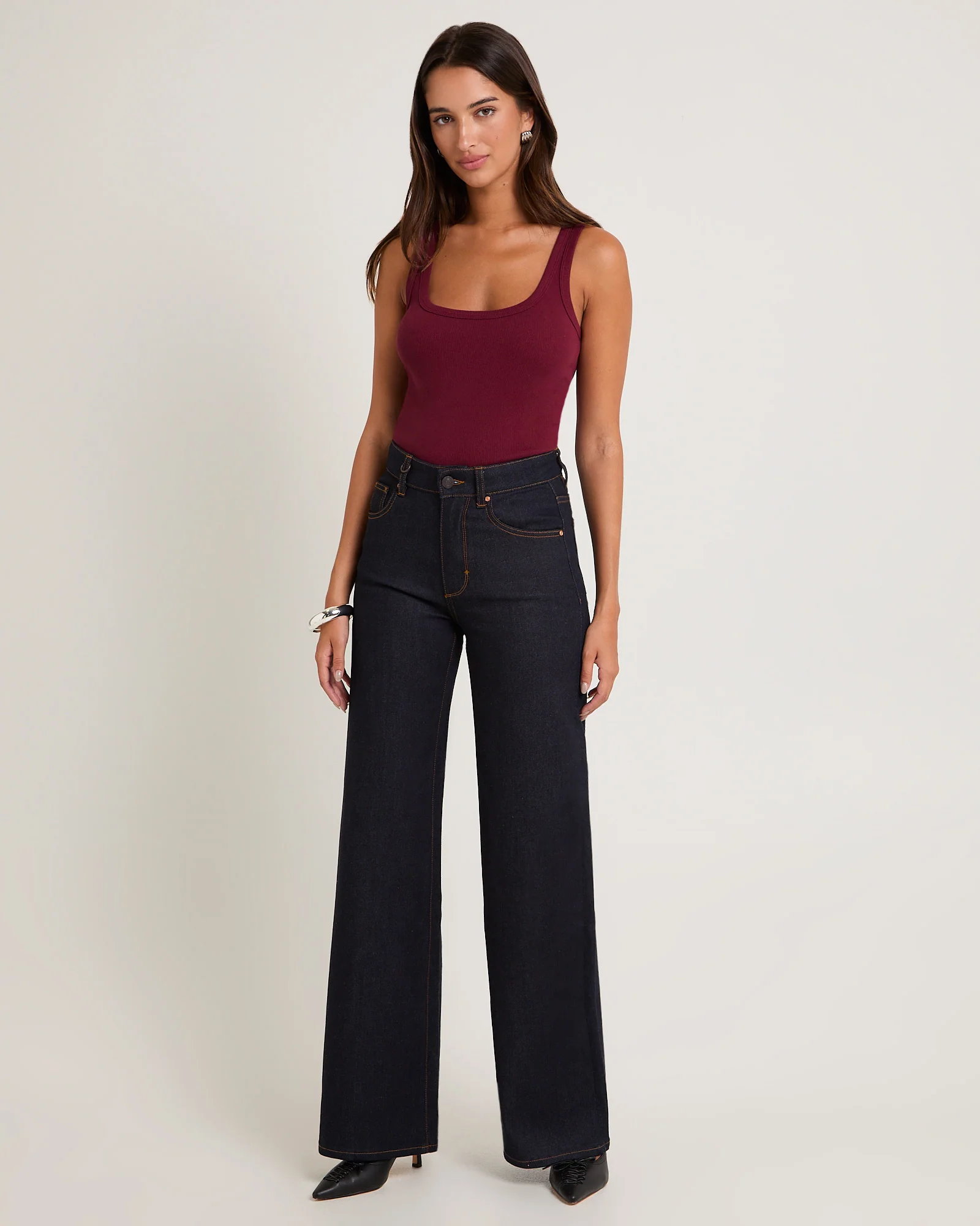 Eva Wide Denim Jeans - Image 3