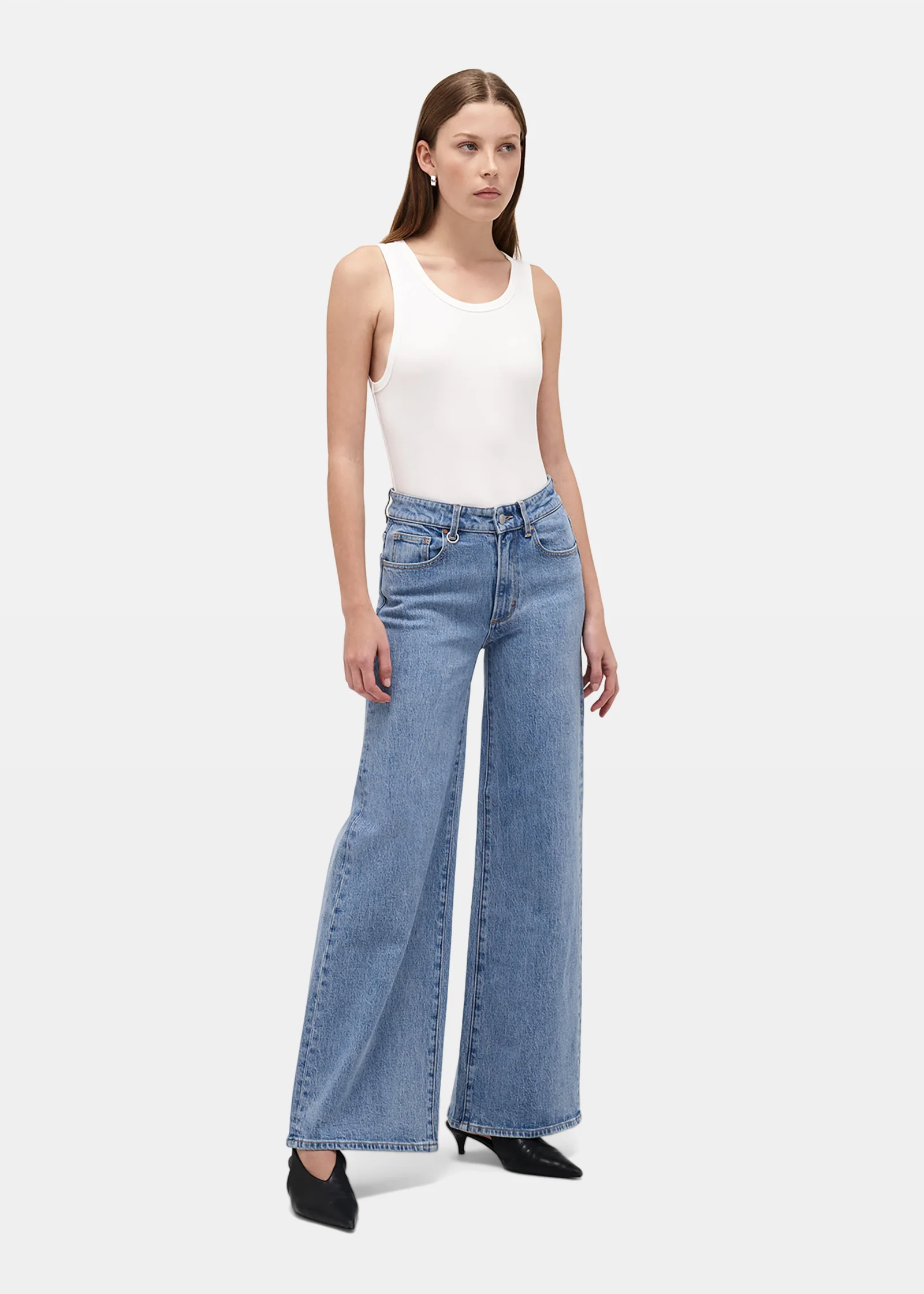 Eva Wide Denim Jeans - Image 3