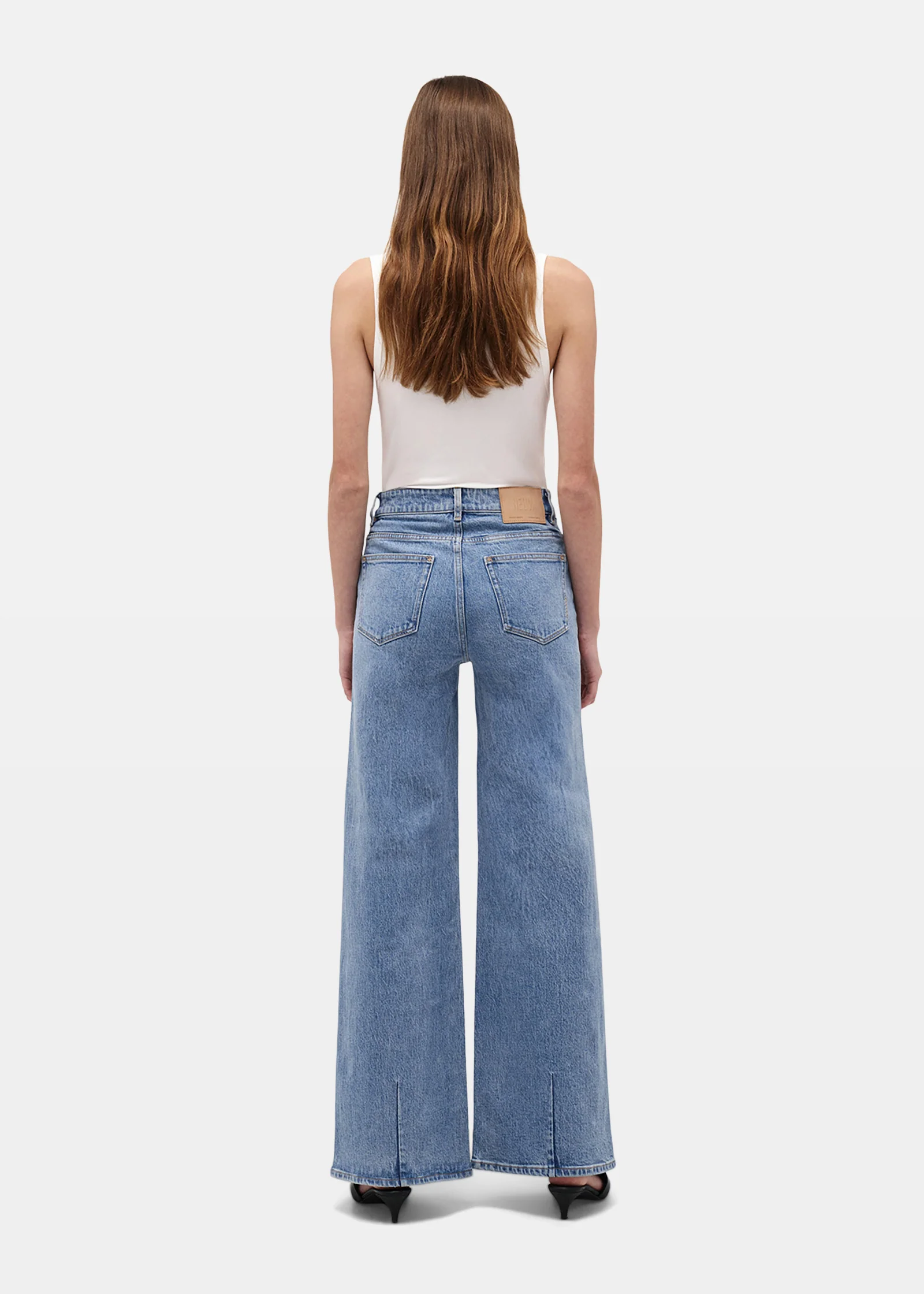 Eva Wide Denim Jeans - Image 4