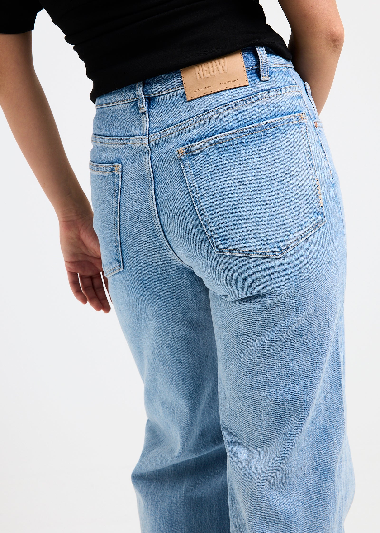 Eva Wide Denim Jeans - Image 5