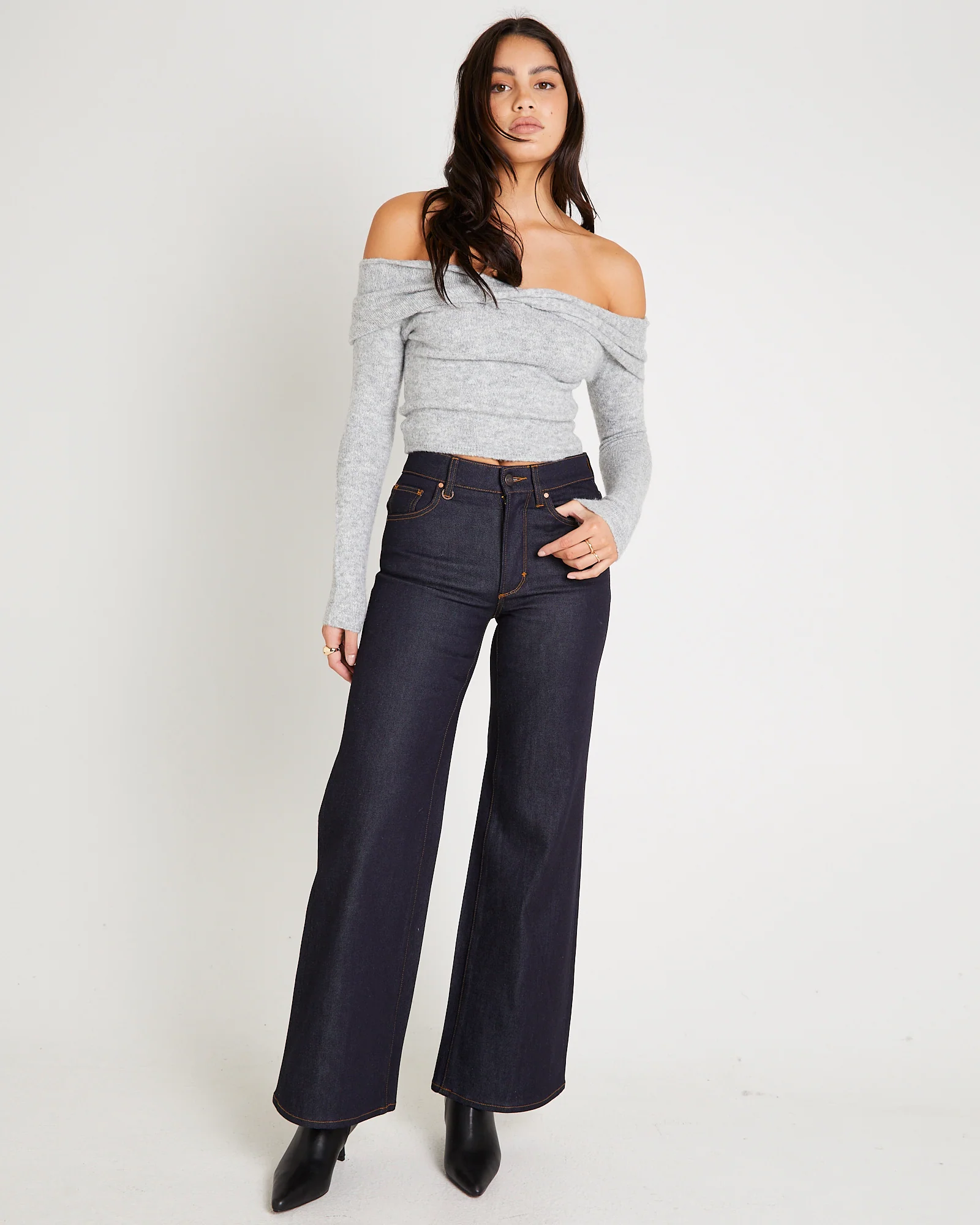 Eva Wide Denim Jeans - Image 4