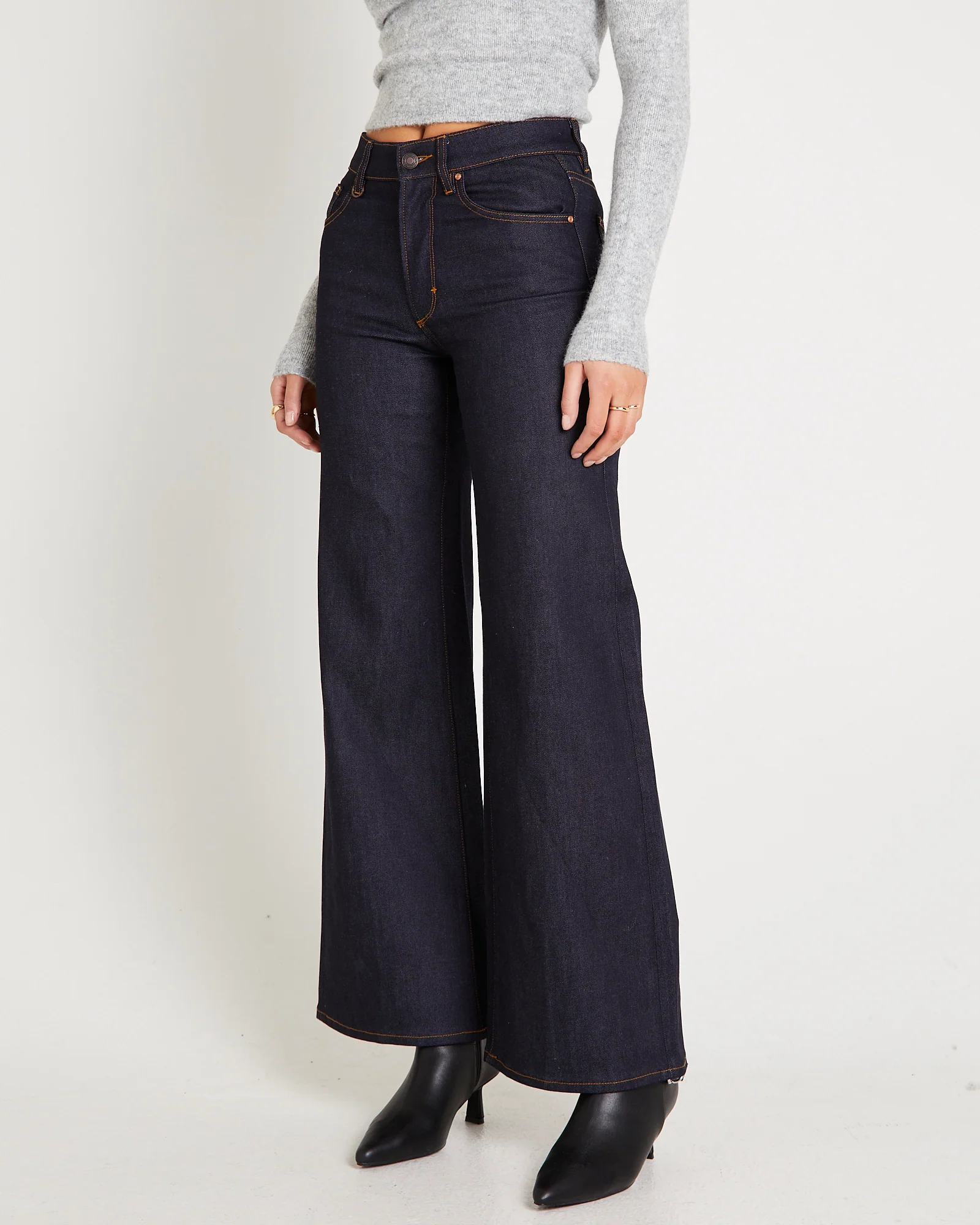 Eva Wide Denim Jeans - Image 5