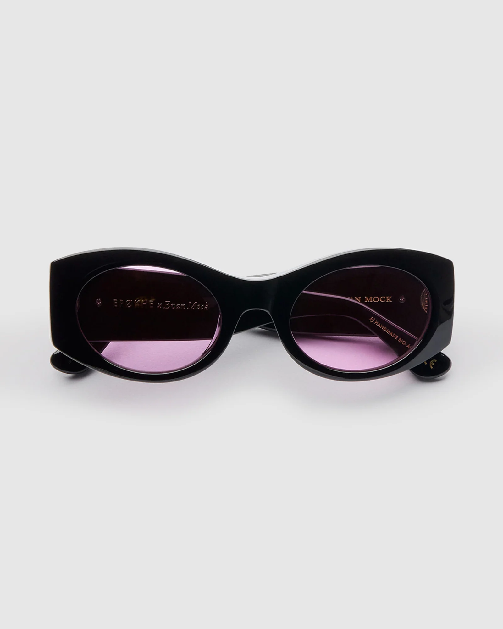 Evan Mock X Suede Sunglasses Black Polished/Velvet - Image 4