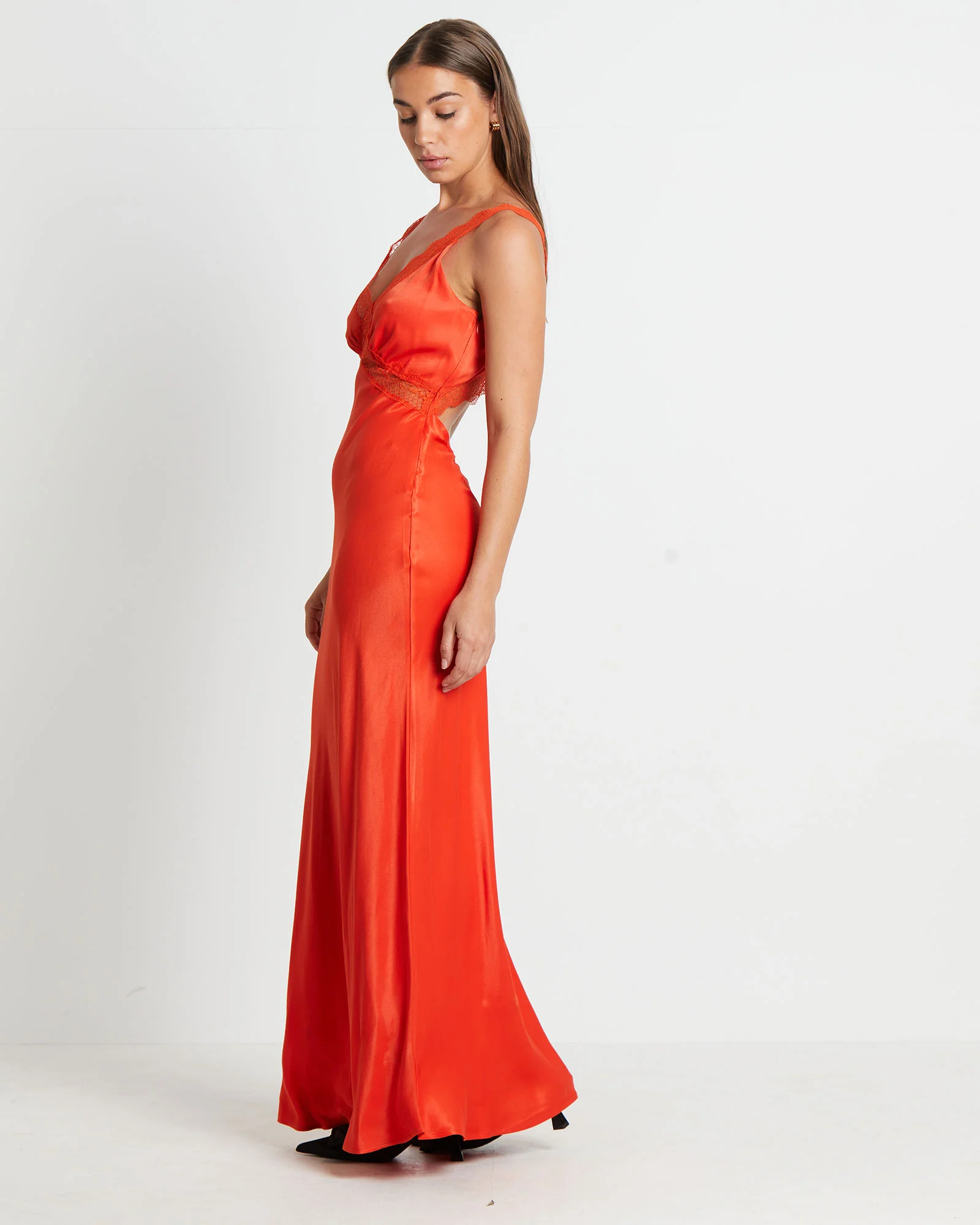 Everleigh Lace Slip Midi Dress - Image 4