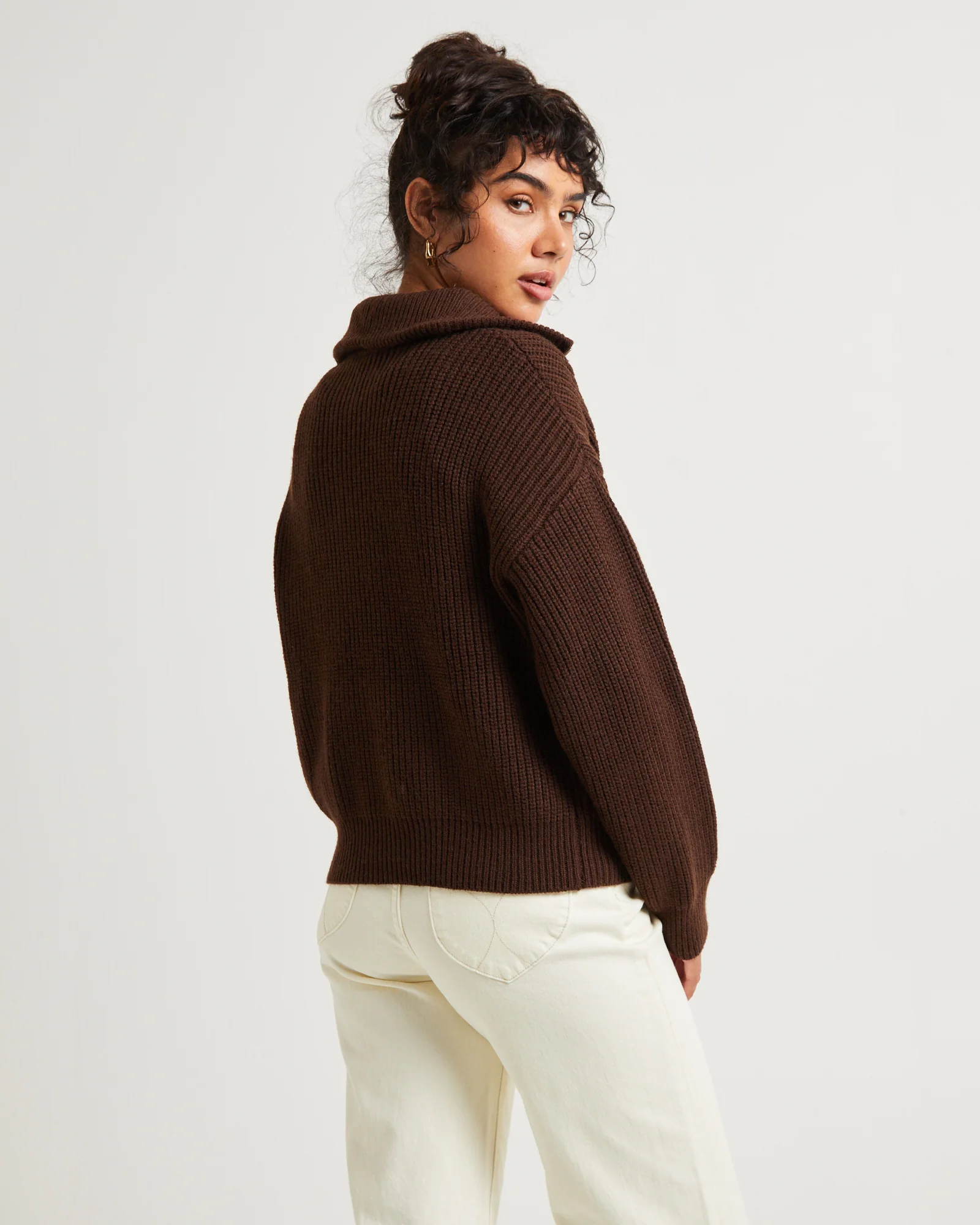 Ezra Half Zip Knit Pull Over - Image 2