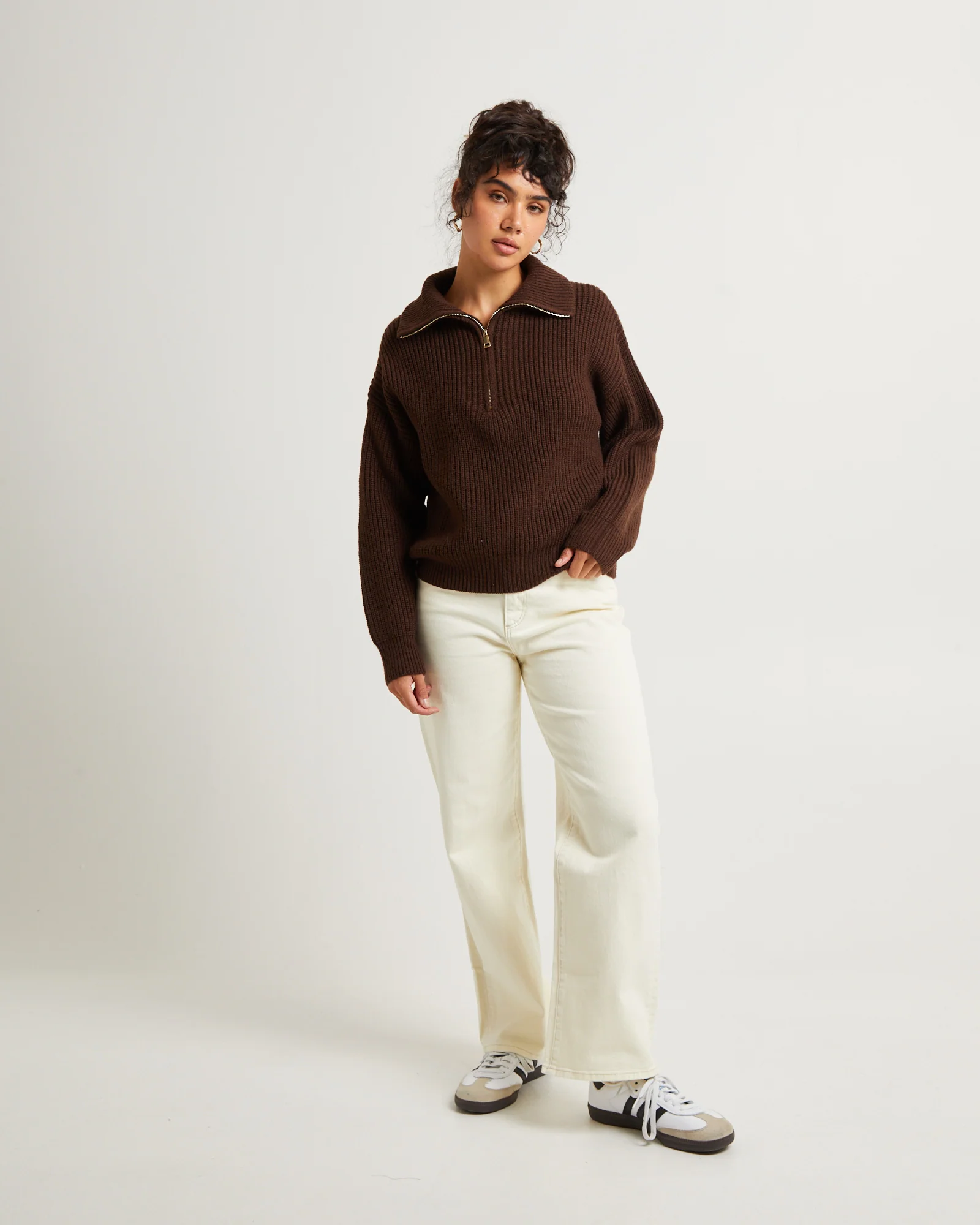 Ezra Half Zip Knit Pull Over - Image 3