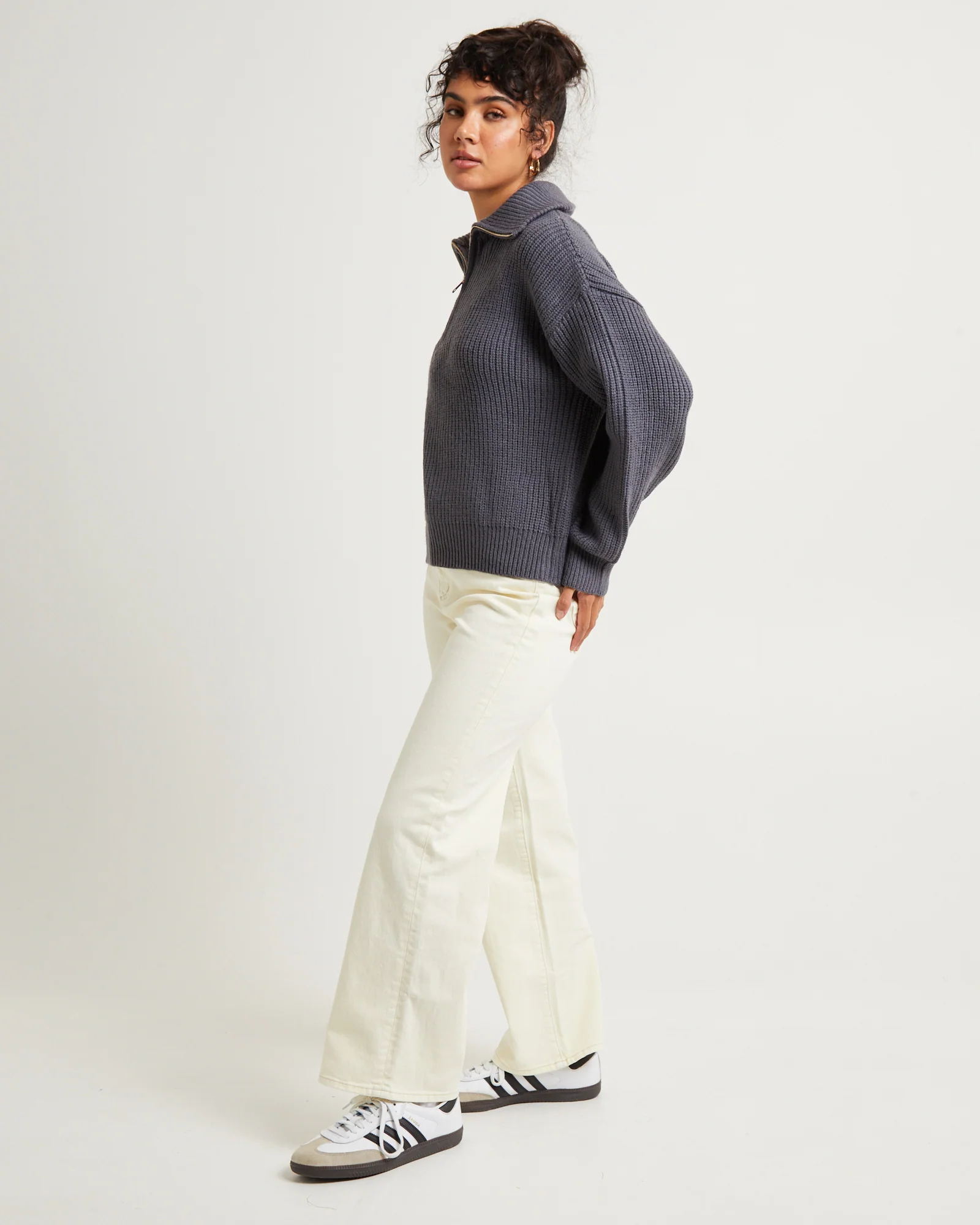 Ezra Half Zip Knit Pull Over - Image 4