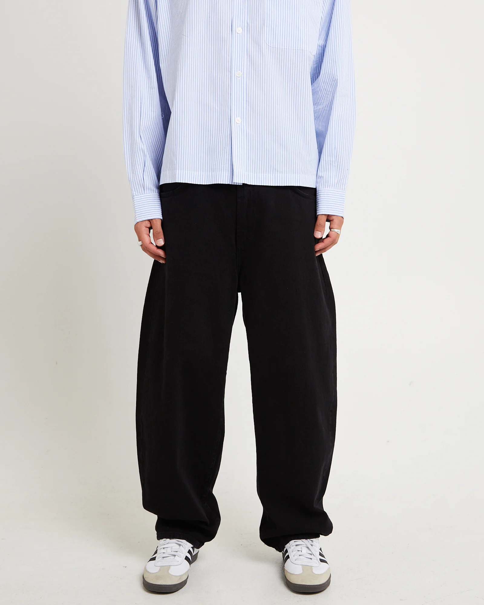 Ezy Barrel Denim Jeans Forever Black - Image 2