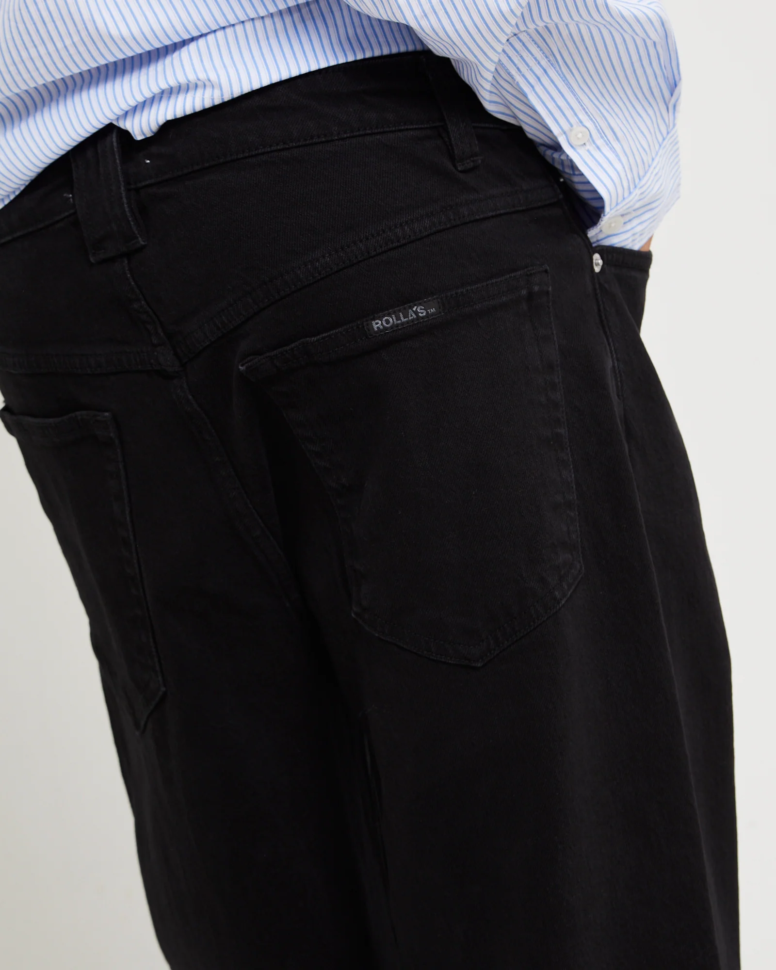 Ezy Barrel Denim Jeans Forever Black - Image 5