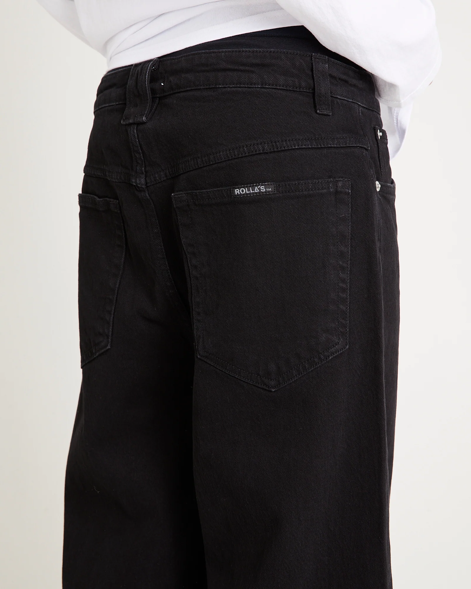 Ezy Barrel Denim Jeans Forever Black - Image 6