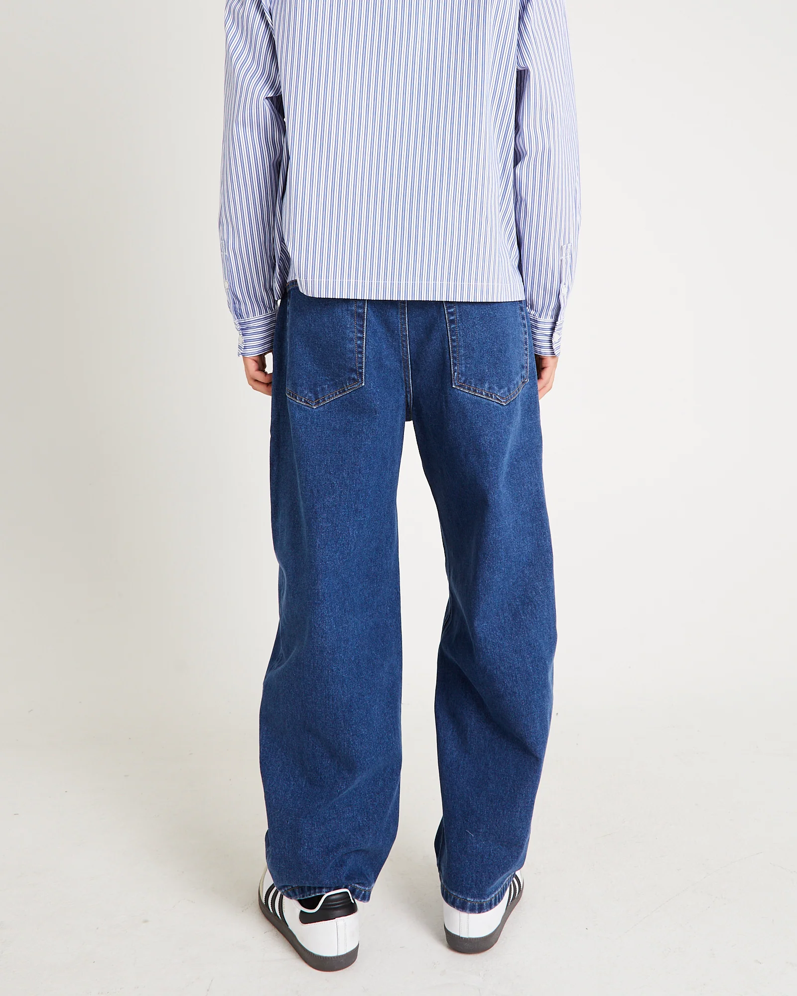 Ezy Barrel Denim Jeans Forever Blue - Image 4