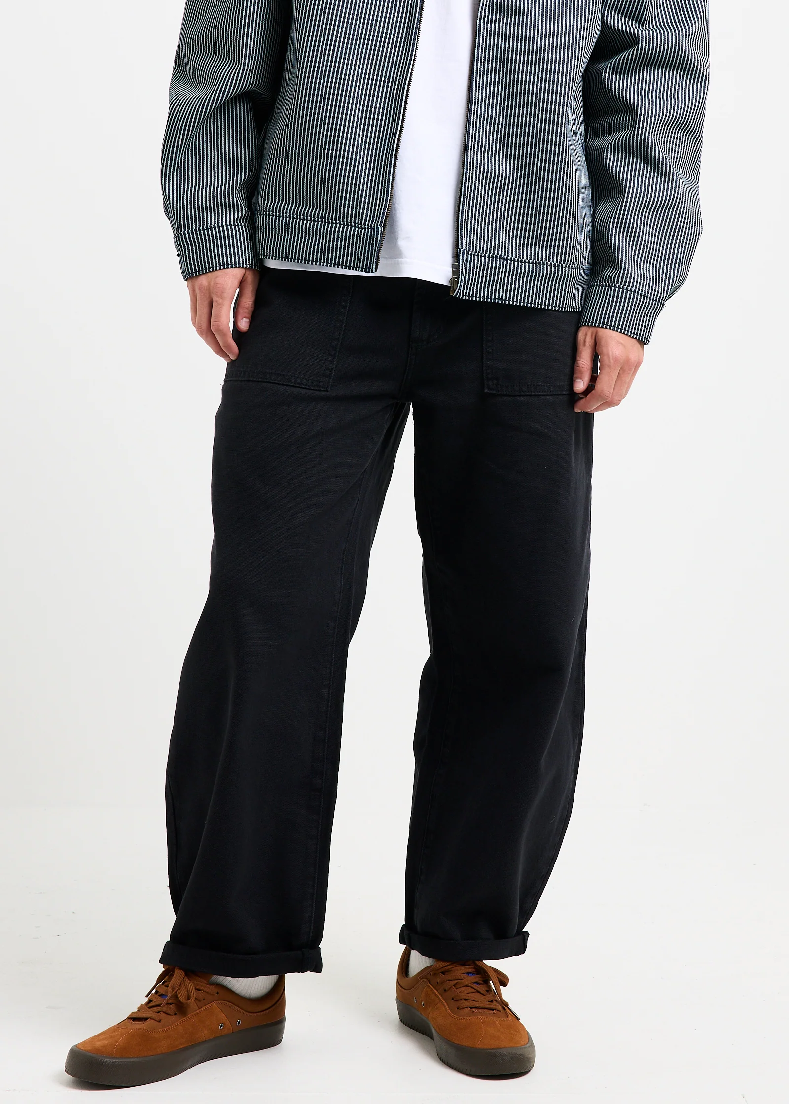 Ezy Barrel Denim Jeans Work Canvas Roll Black - Image 2