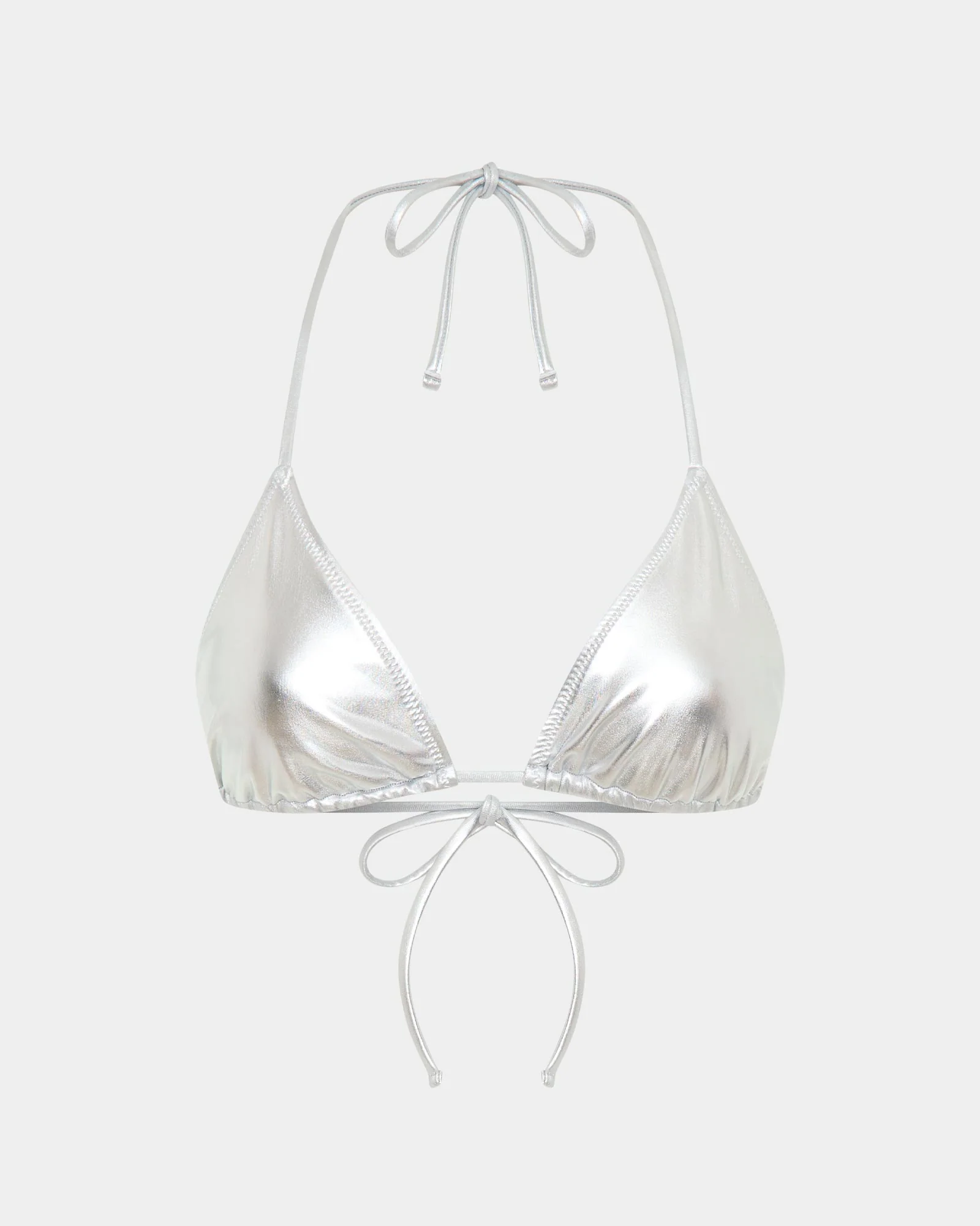 Fae Metal Triangle Bikini Top Bikini Set - Image 5