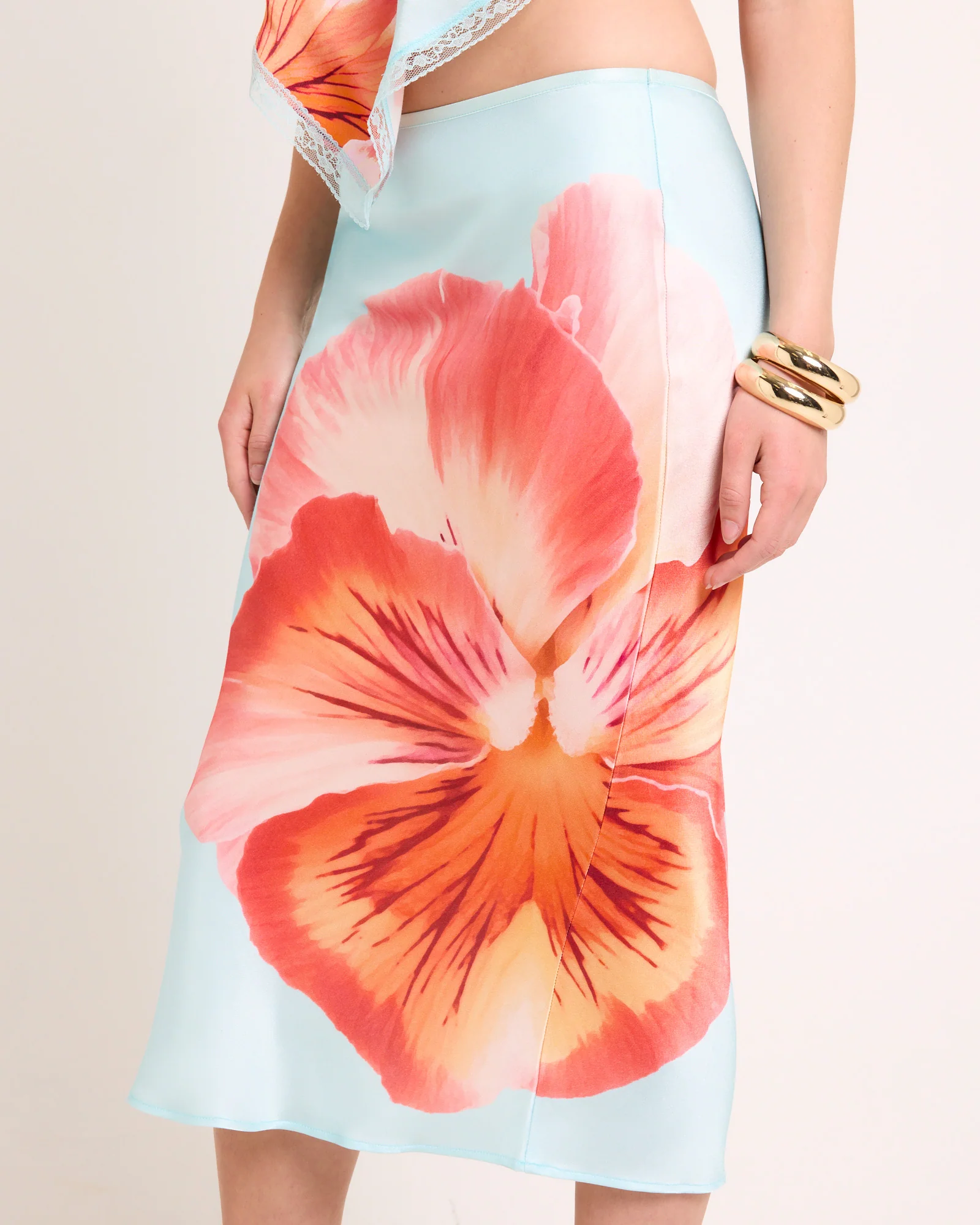 Faye Slip Midi Skirt - Image 5