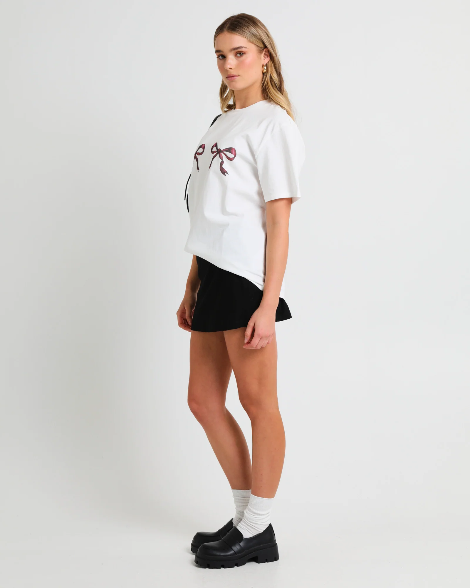 Femme Bow Oversized T-Shirt - Image 2