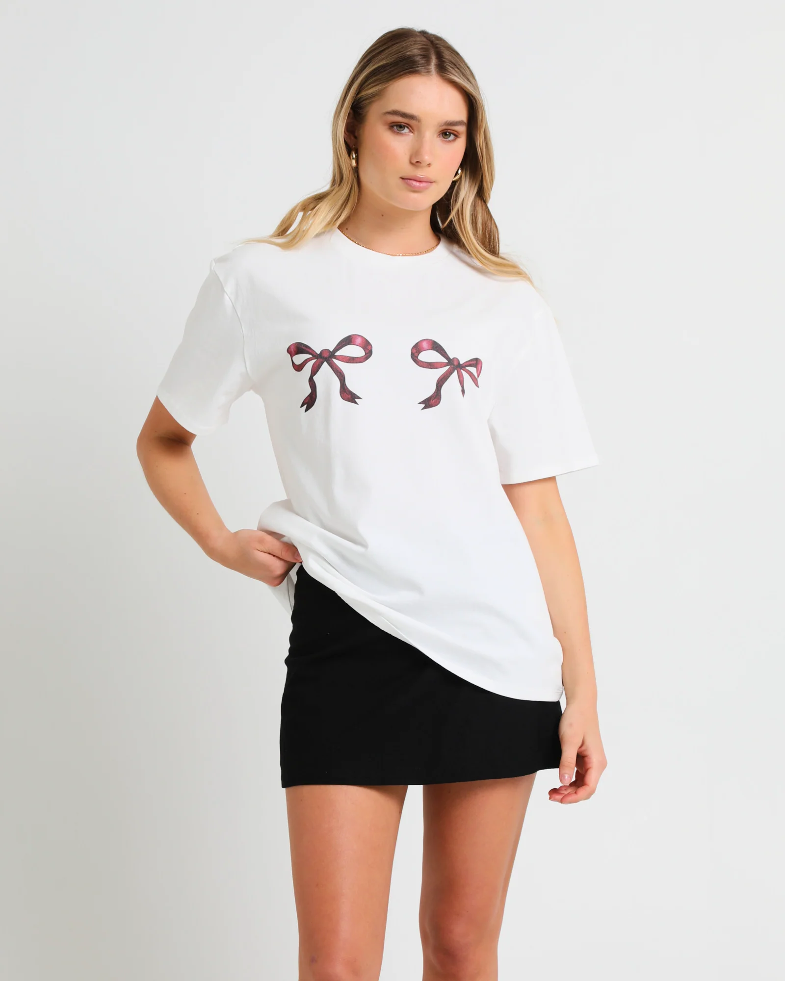 Femme Bow Oversized T-Shirt - Image 4