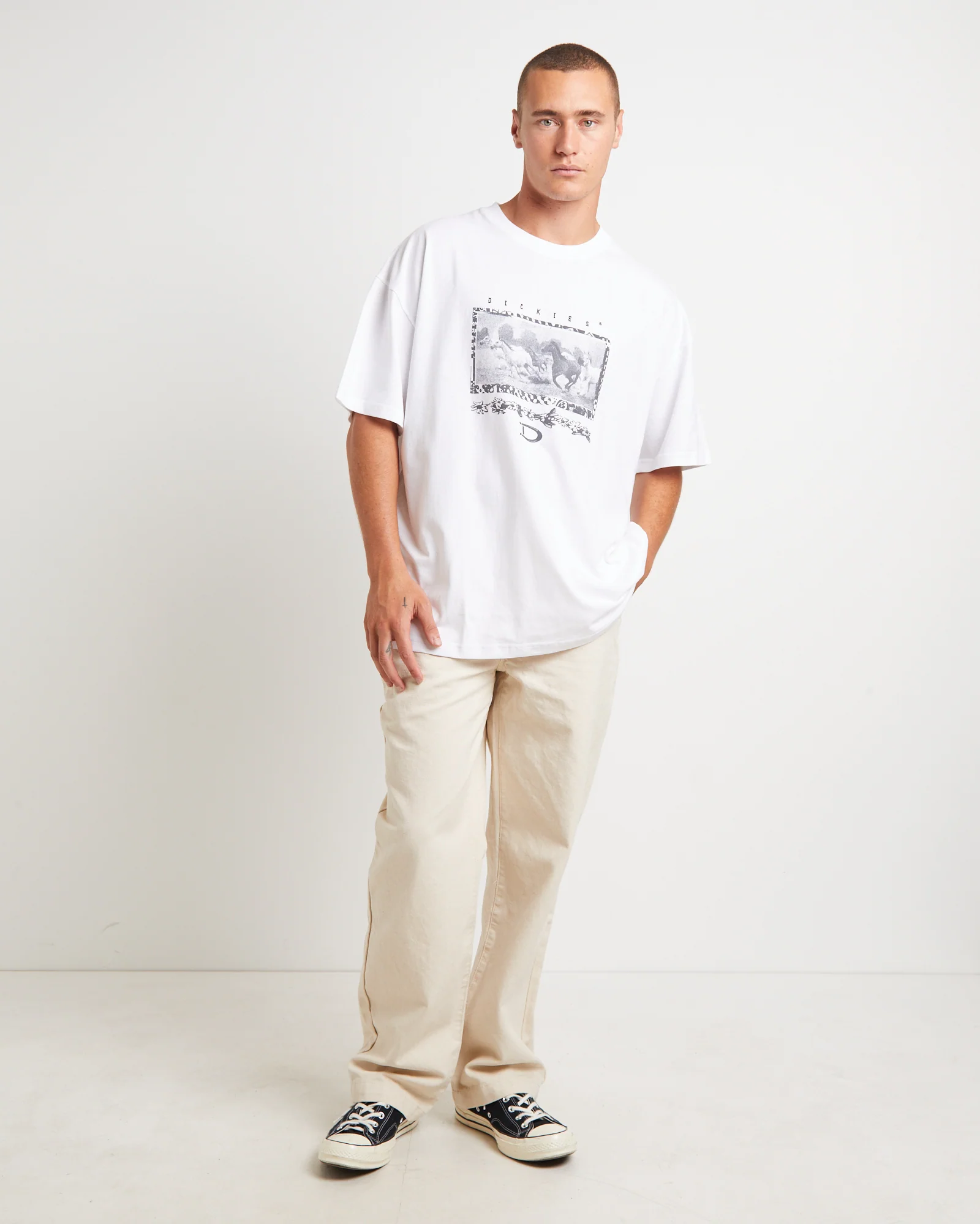 Field Guide 330 Short Sleeve T-Shirt in White - Image 3