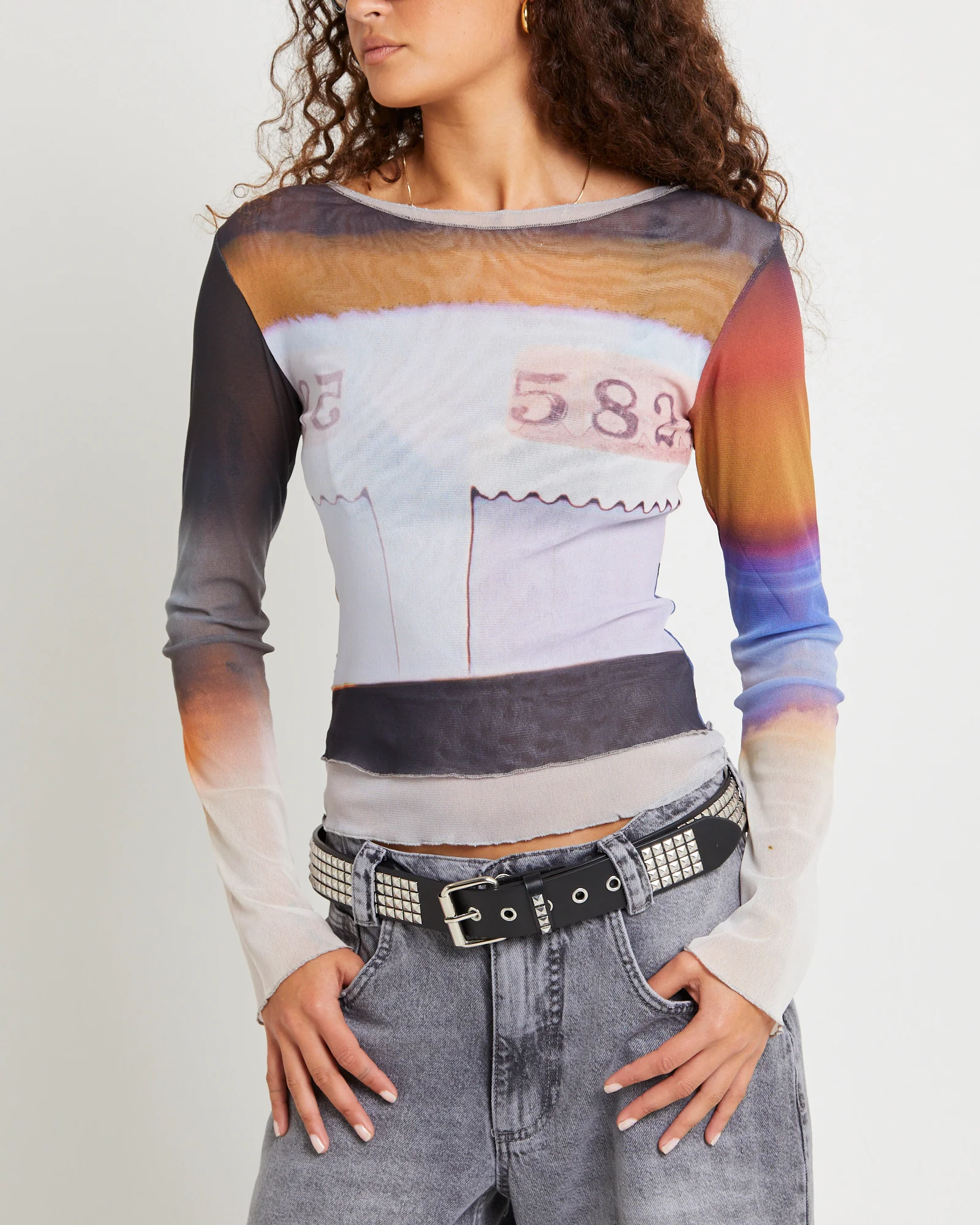 Film Print Long Sleeve Tee - Image 5