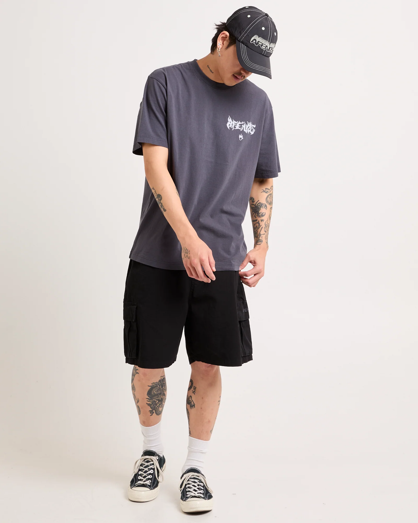 Fire Pit Retro Fit T-Shirt - Image 3
