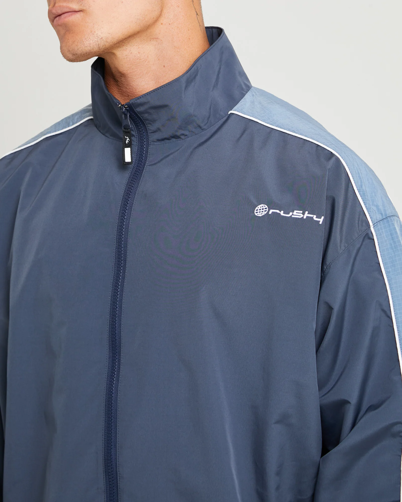 First Touch Unisex Track Jacket Coal - Image 4