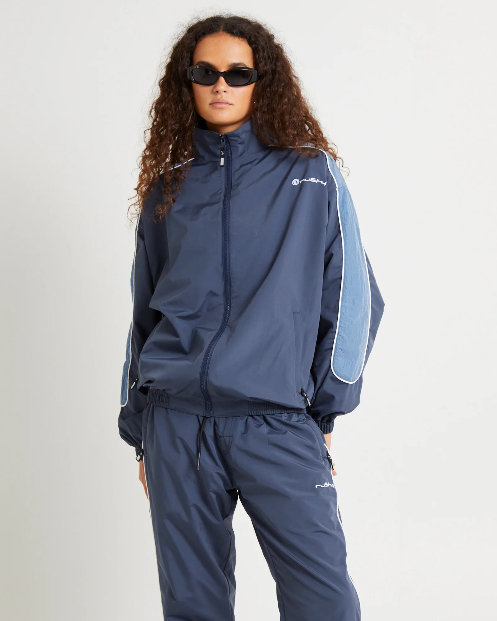 First Touch Unisex Track Jacket Coal - Image 7