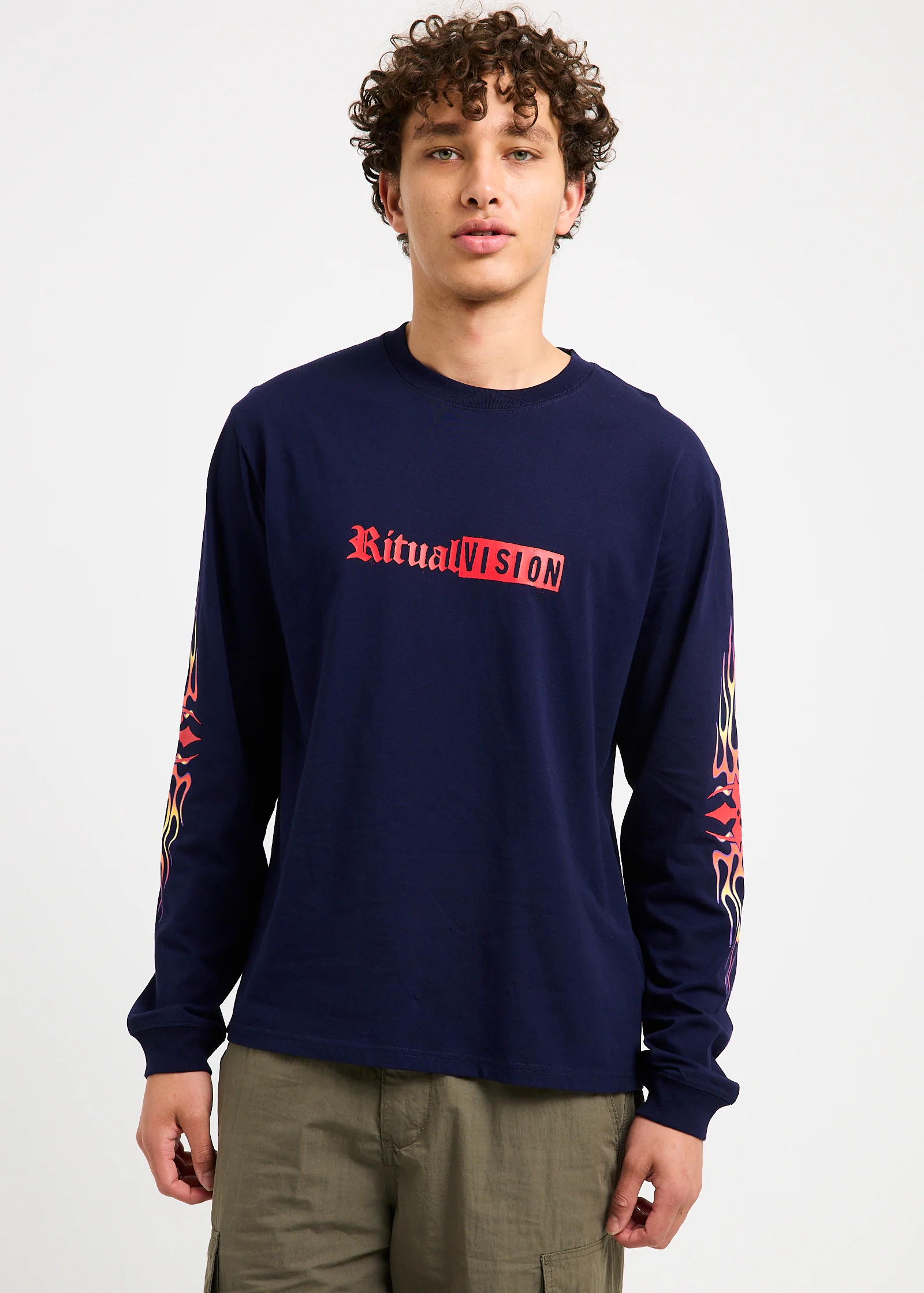 Flame Long Sleeve Tee - Image 4