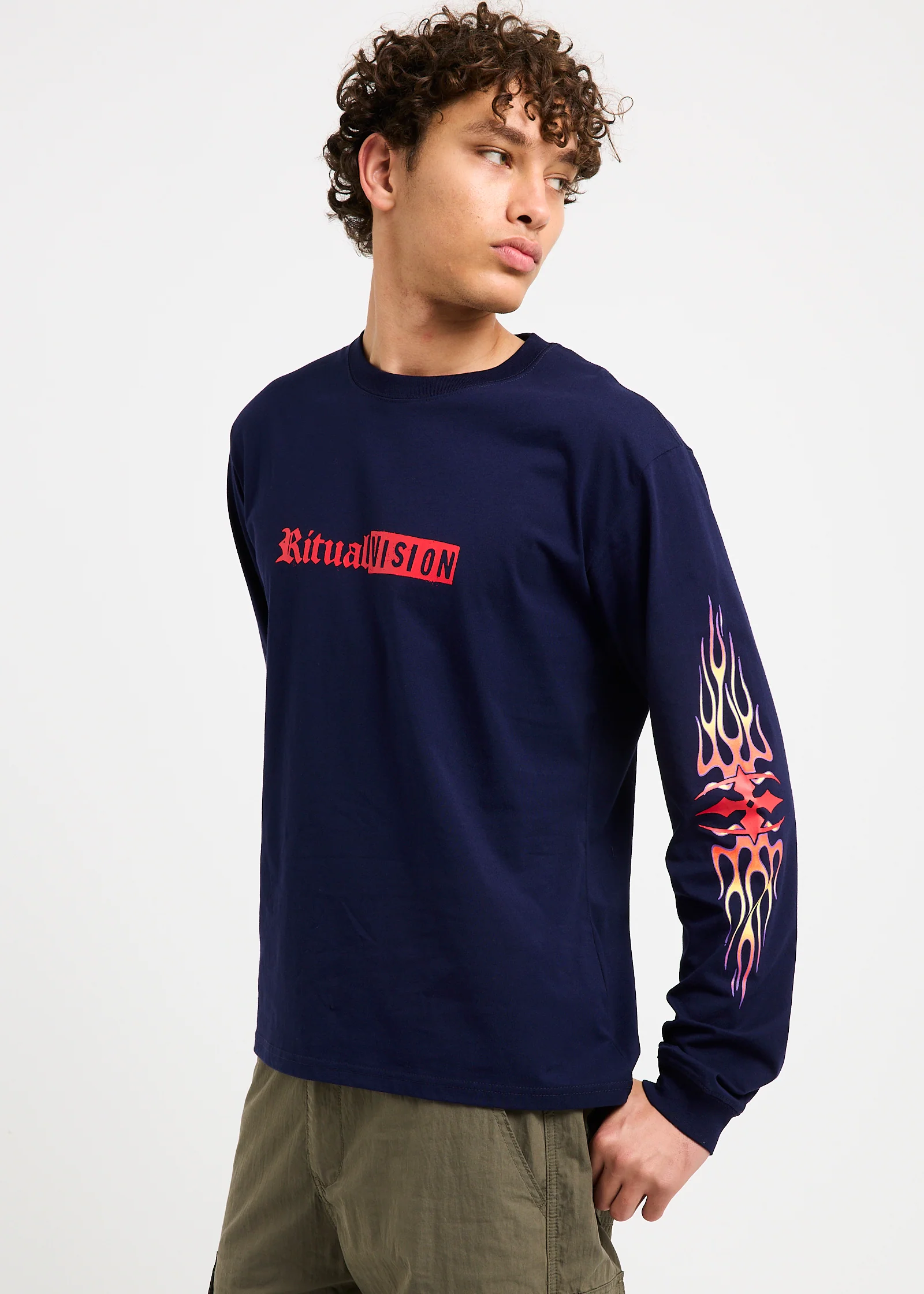 Flame Long Sleeve Tee - Image 5