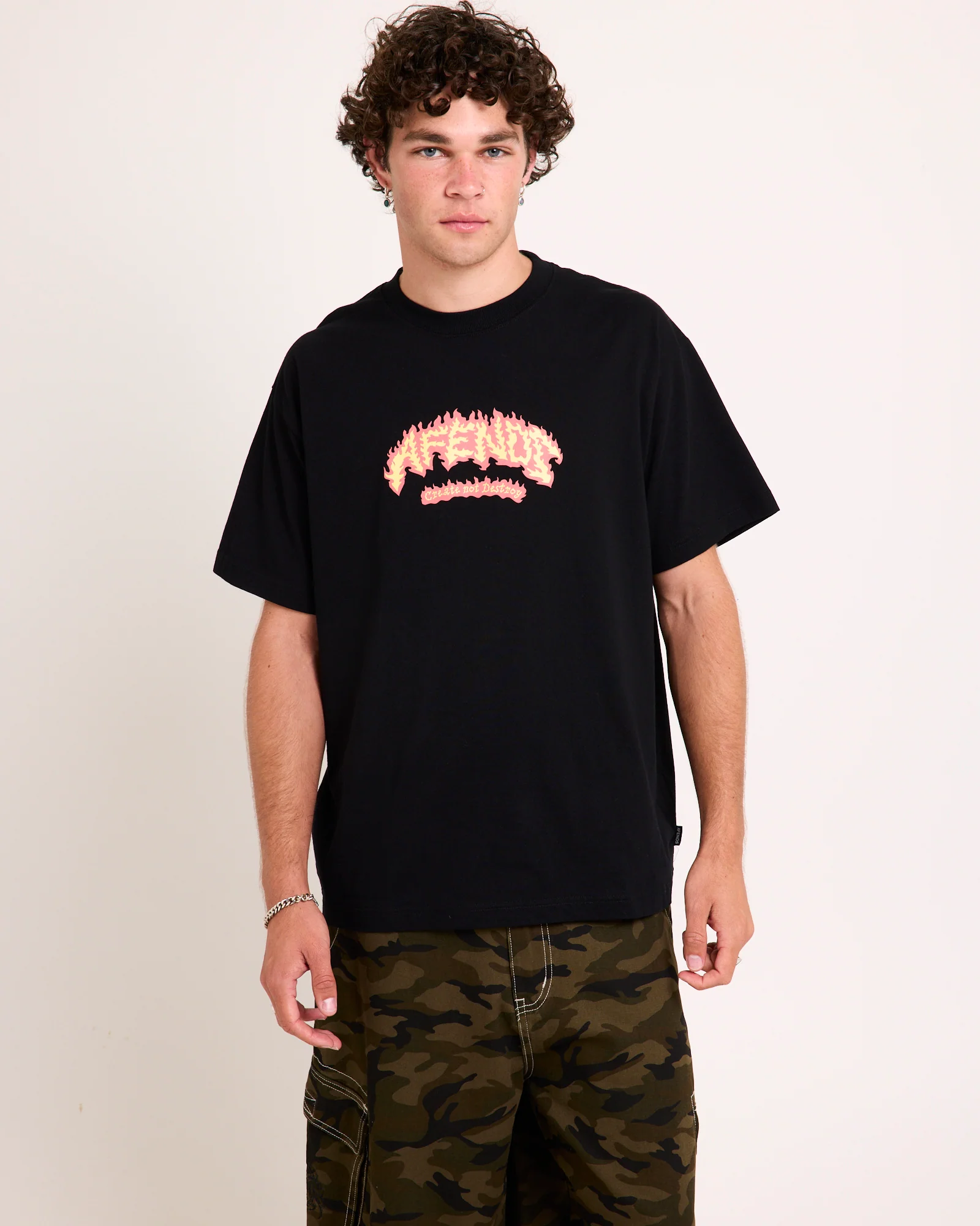 Flame On Boxy T-Shirt - Image 4