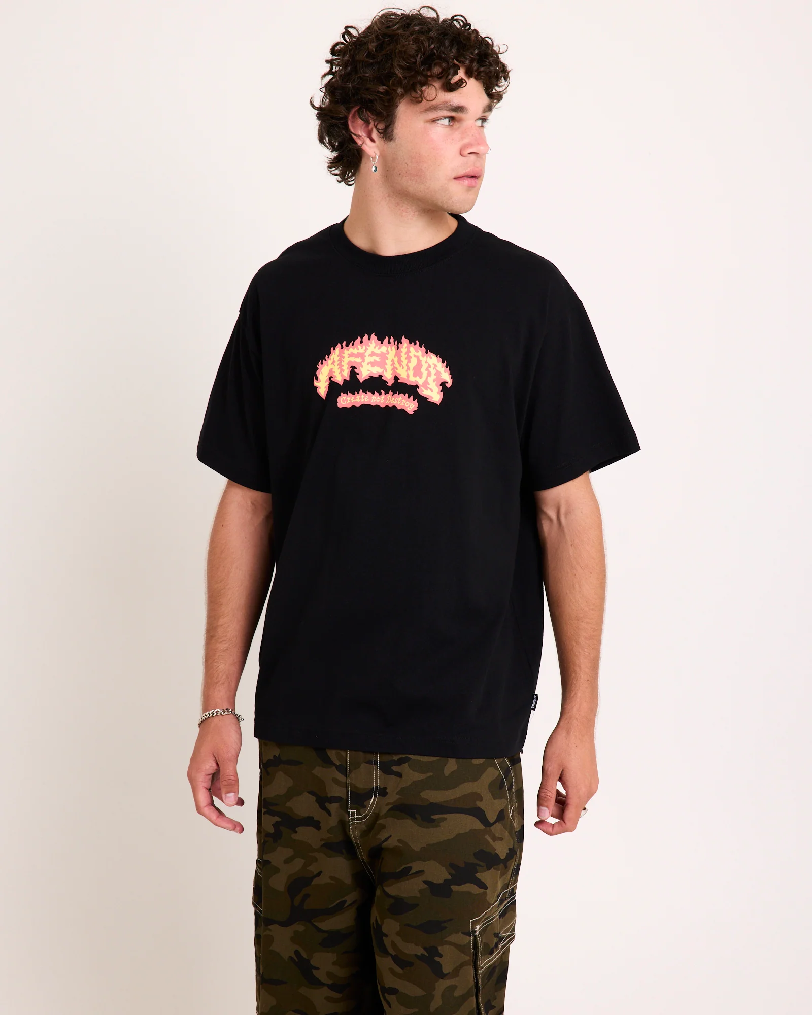 Flame On Boxy T-Shirt - Image 5
