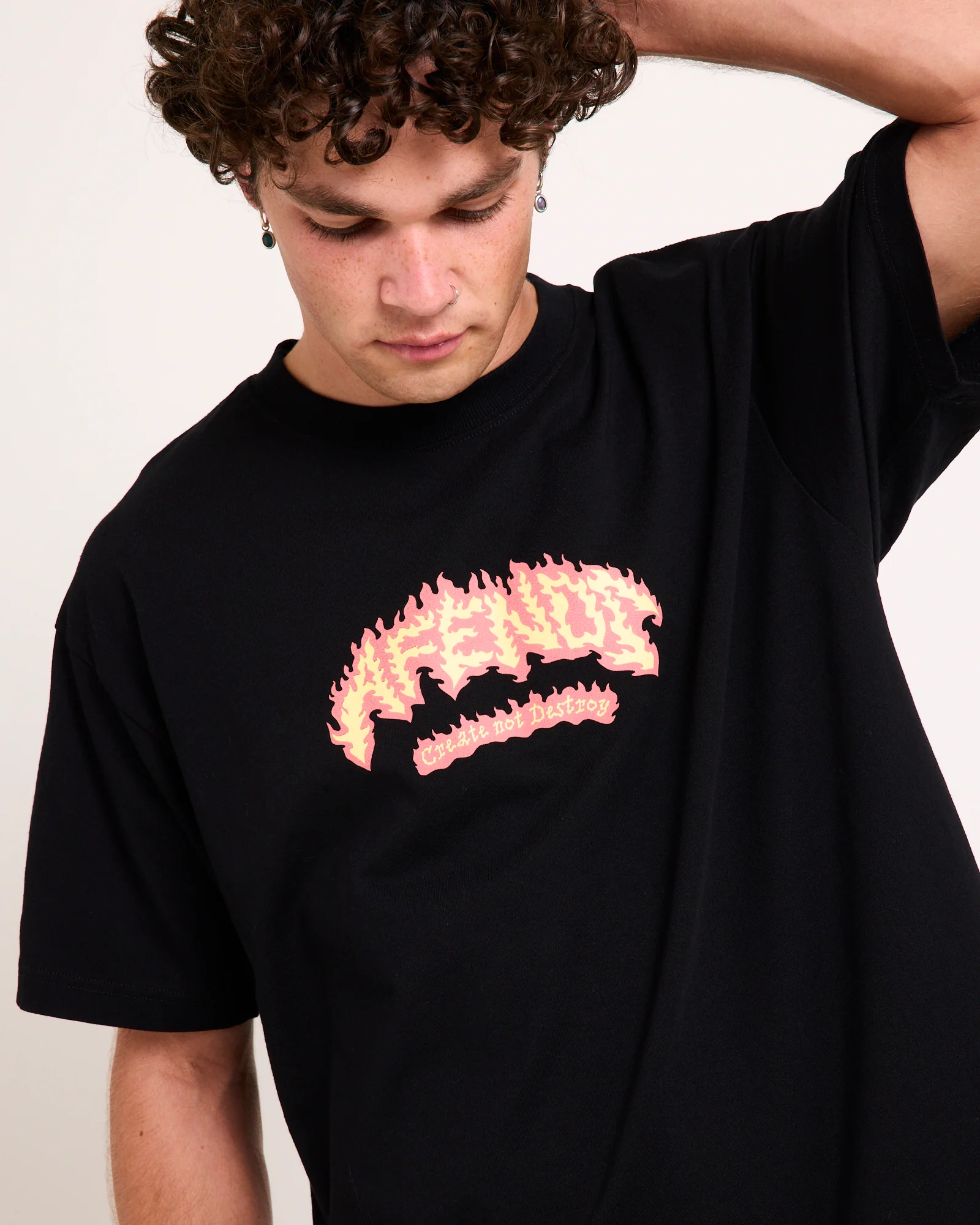 Flame On Boxy T-Shirt - Image 6