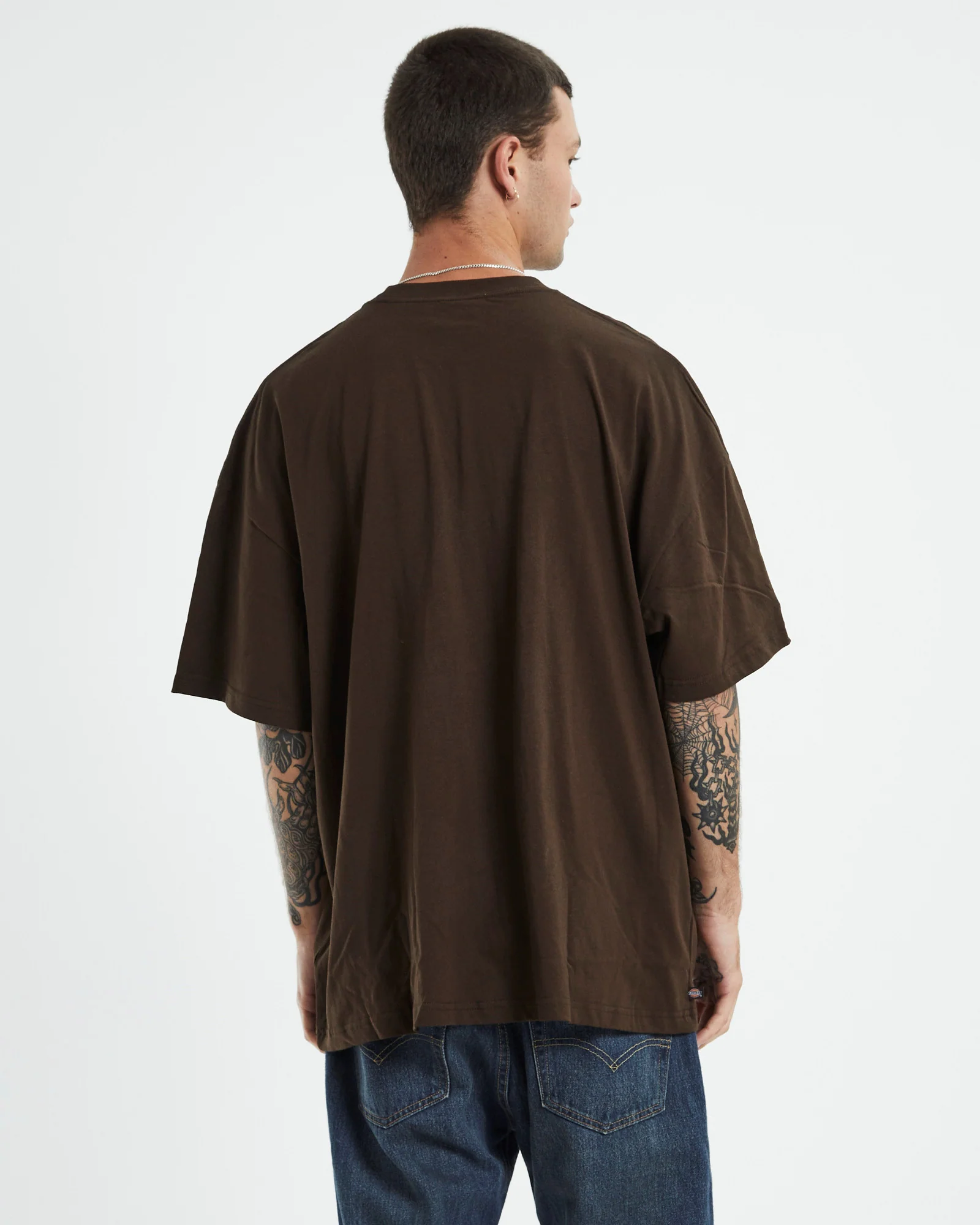 Flames 330 Short Sleeve T-Shirt Brown - Image 2