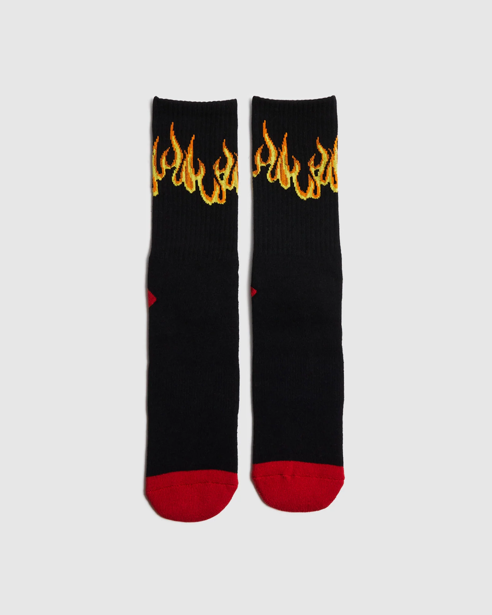 Flamin Socks 2 Pack Red/Black - Image 3