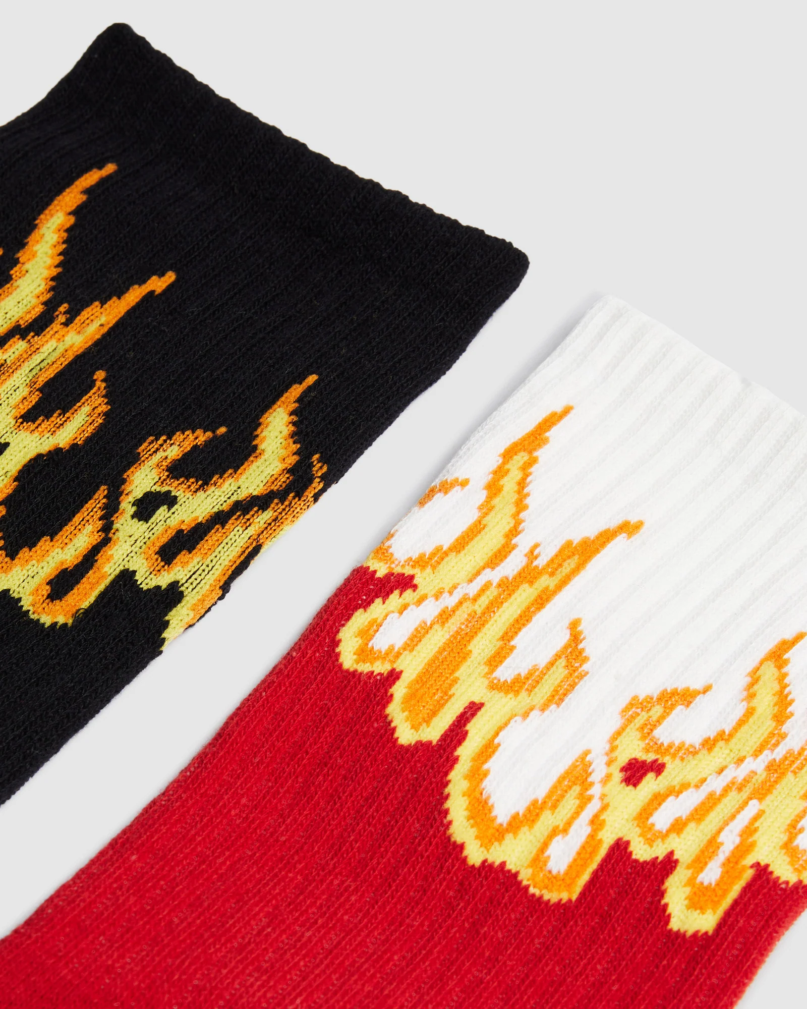 Flamin Socks 2 Pack Red/Black - Image 5