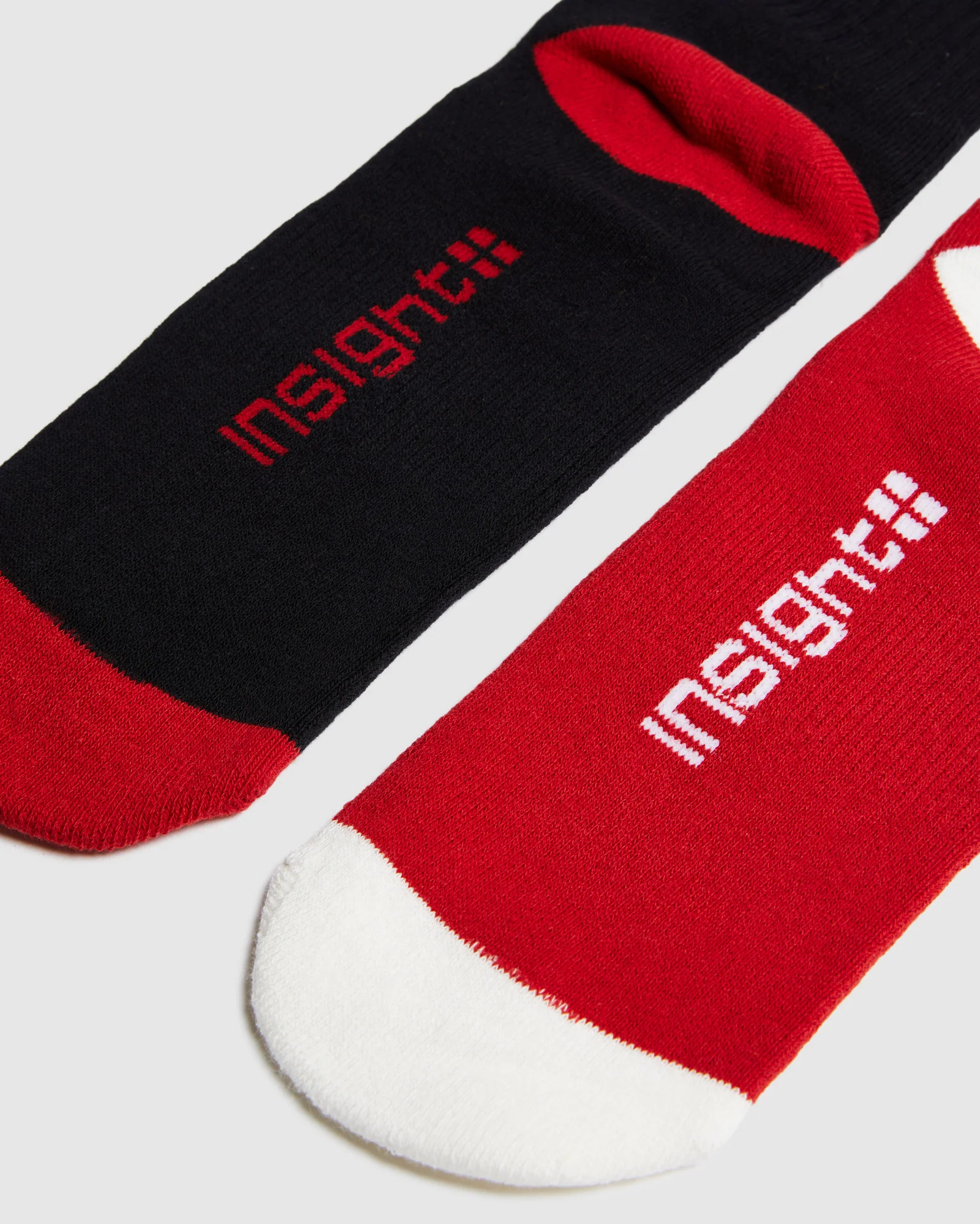 Flamin Socks 2 Pack Red/Black - Image 6