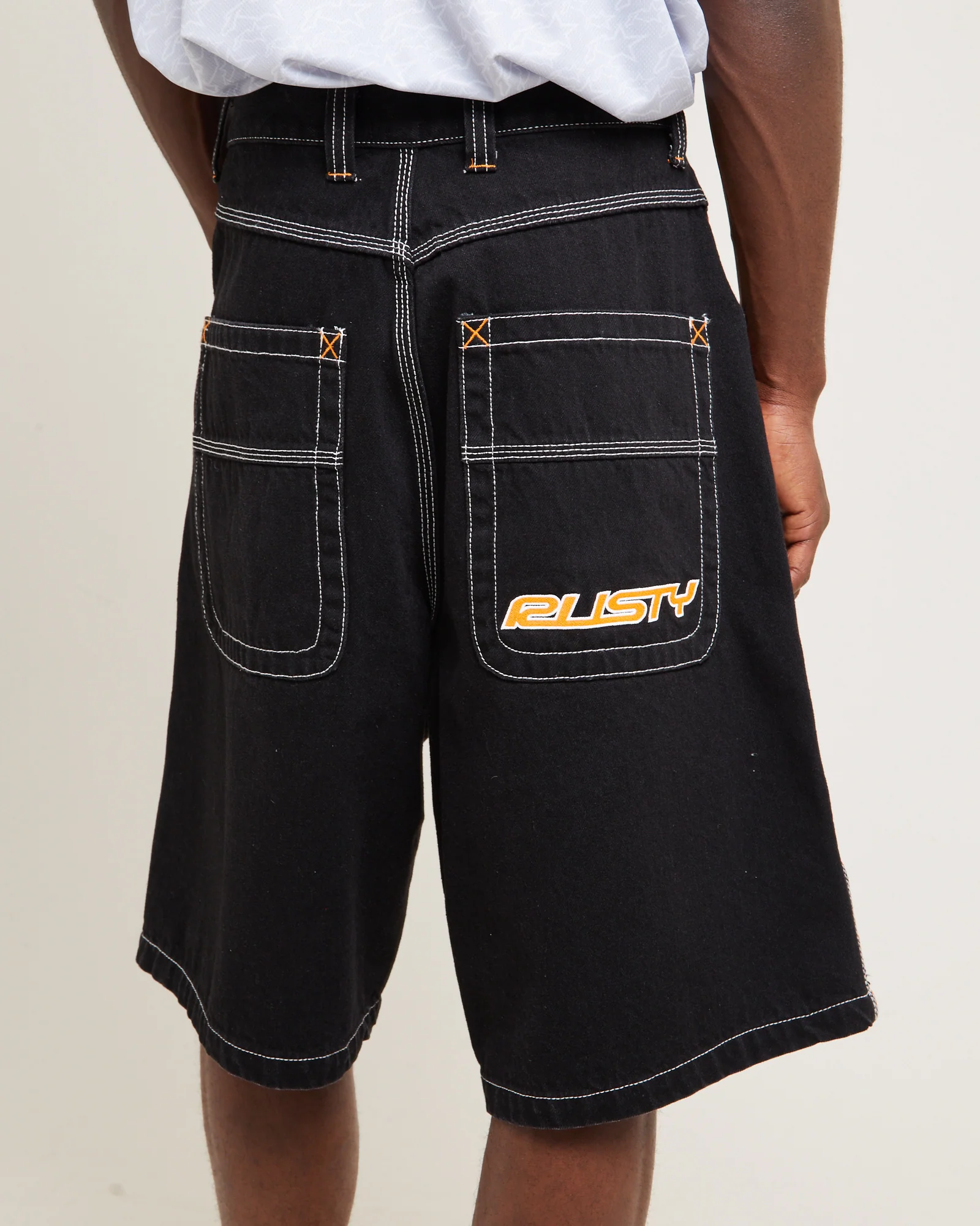 Flip Daddy Draggin Denim Jorts Black Out - Image 6