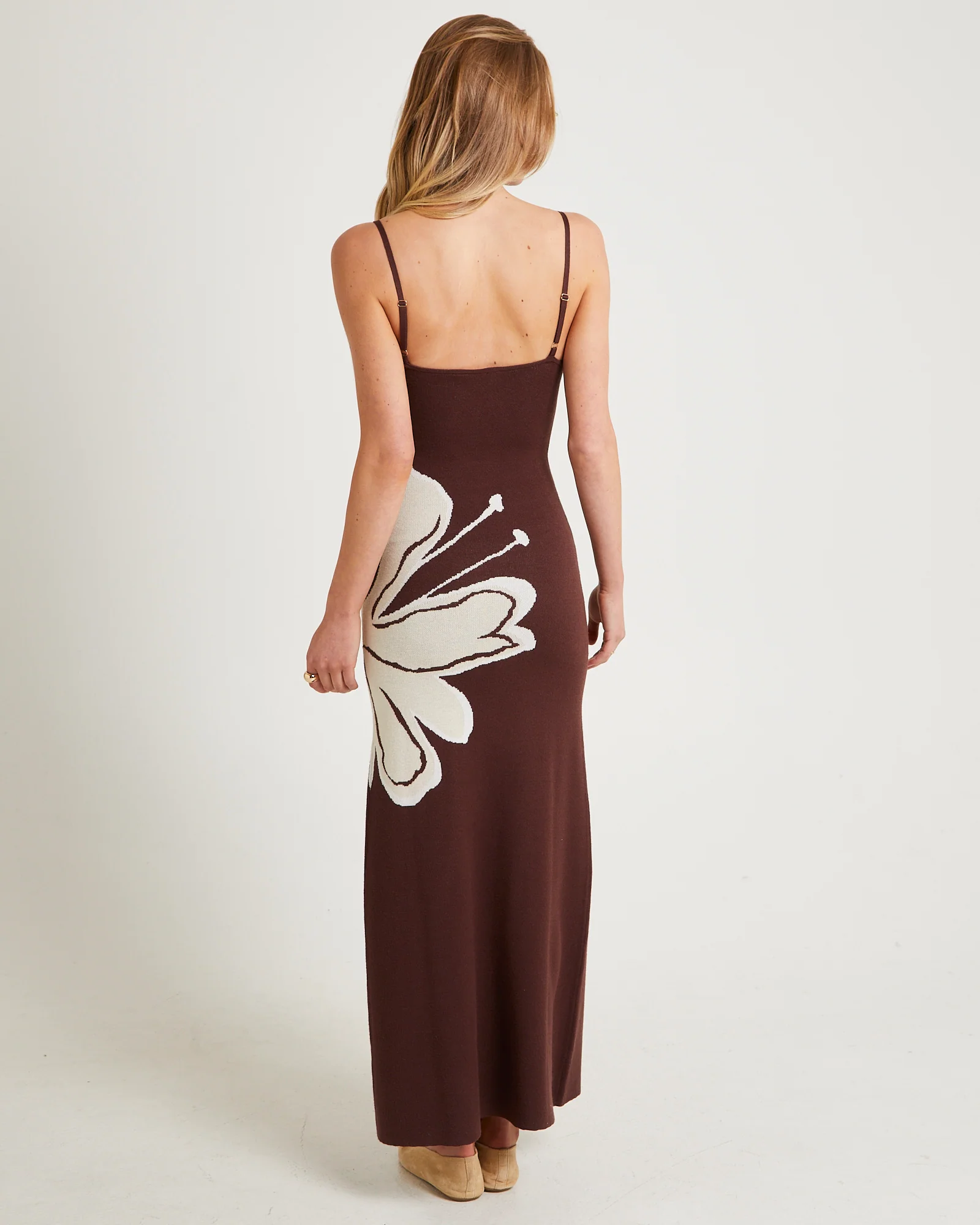 Flora Knit Maxi Dress - Image 3