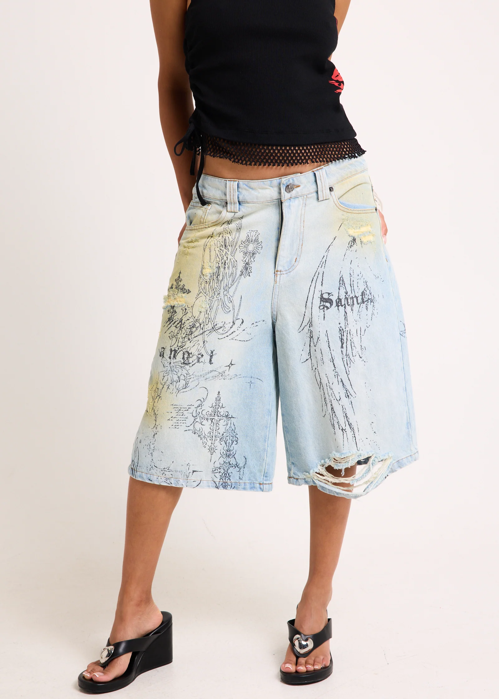 Florence Printed Jorts - Image 2