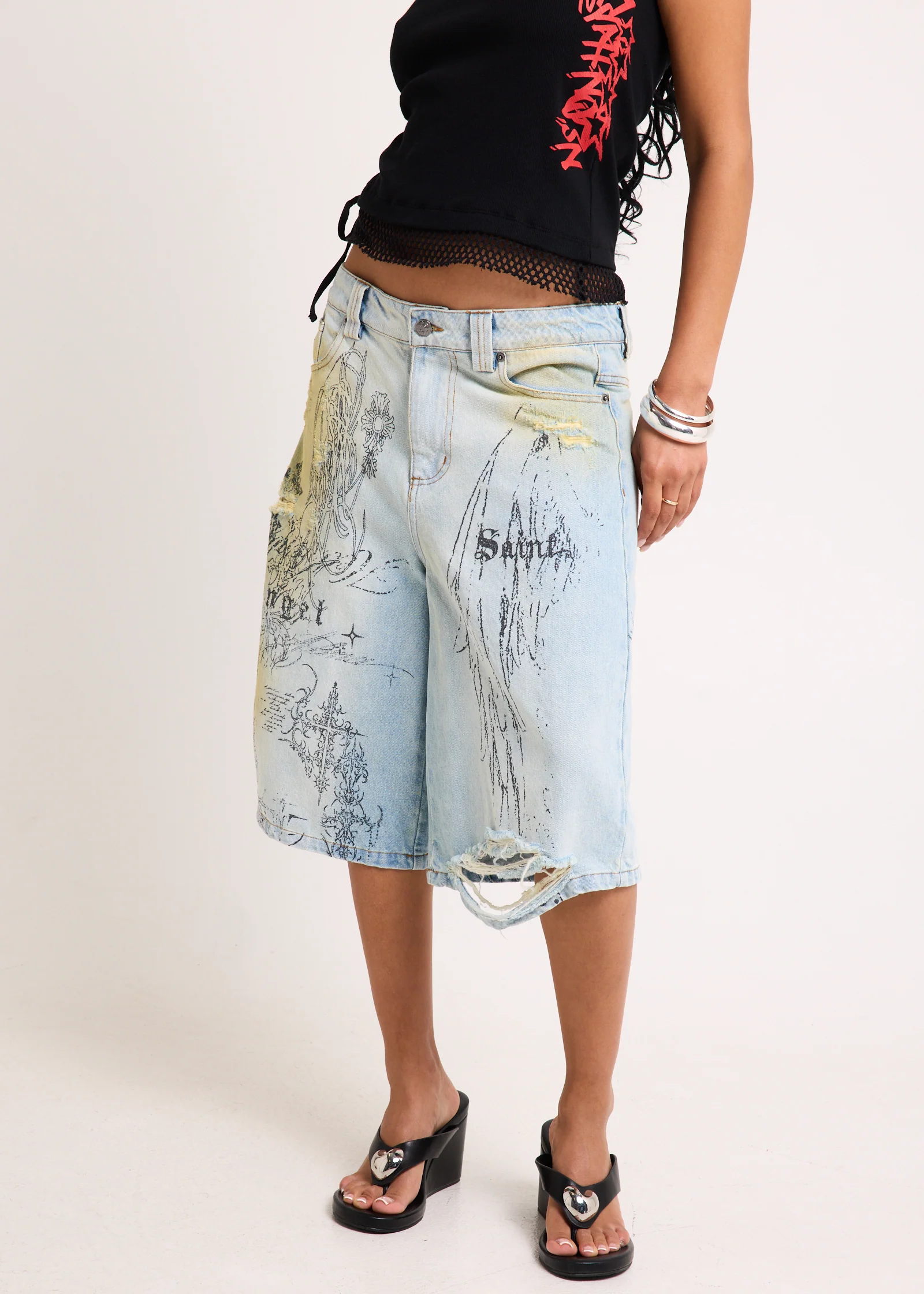 Florence Printed Jorts - Image 3