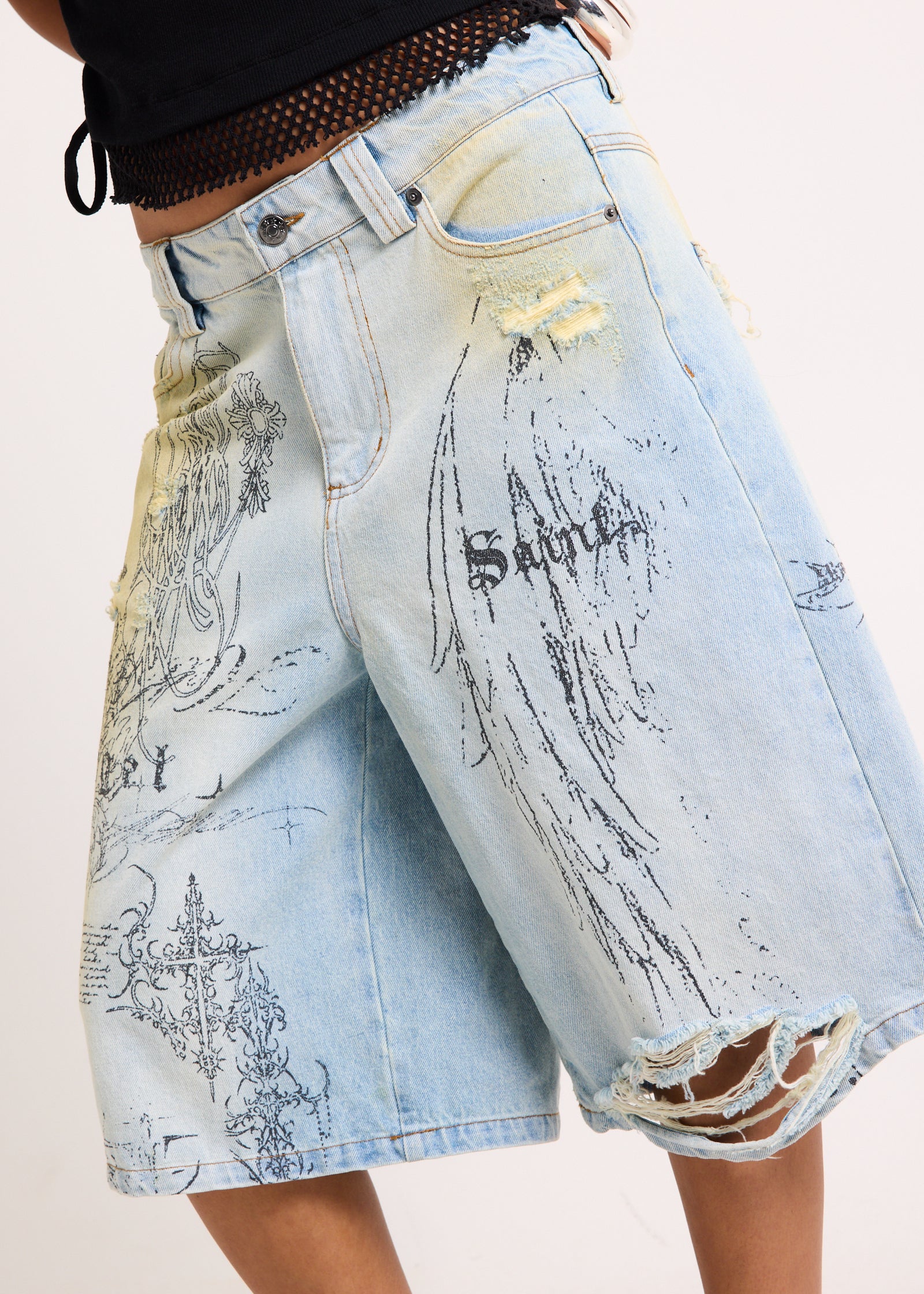 Florence Printed Jorts - Image 5