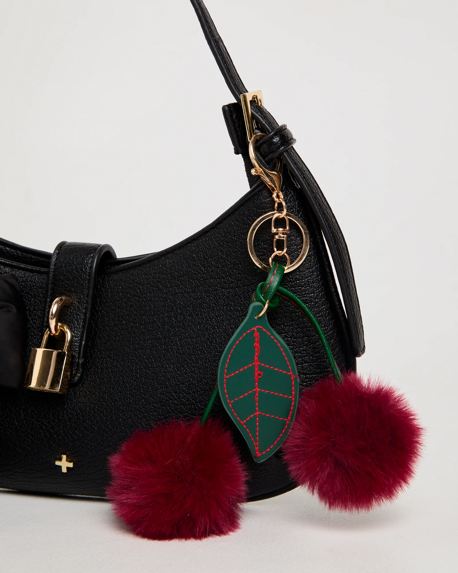 Fluffy Cherry Keyring - Image 2