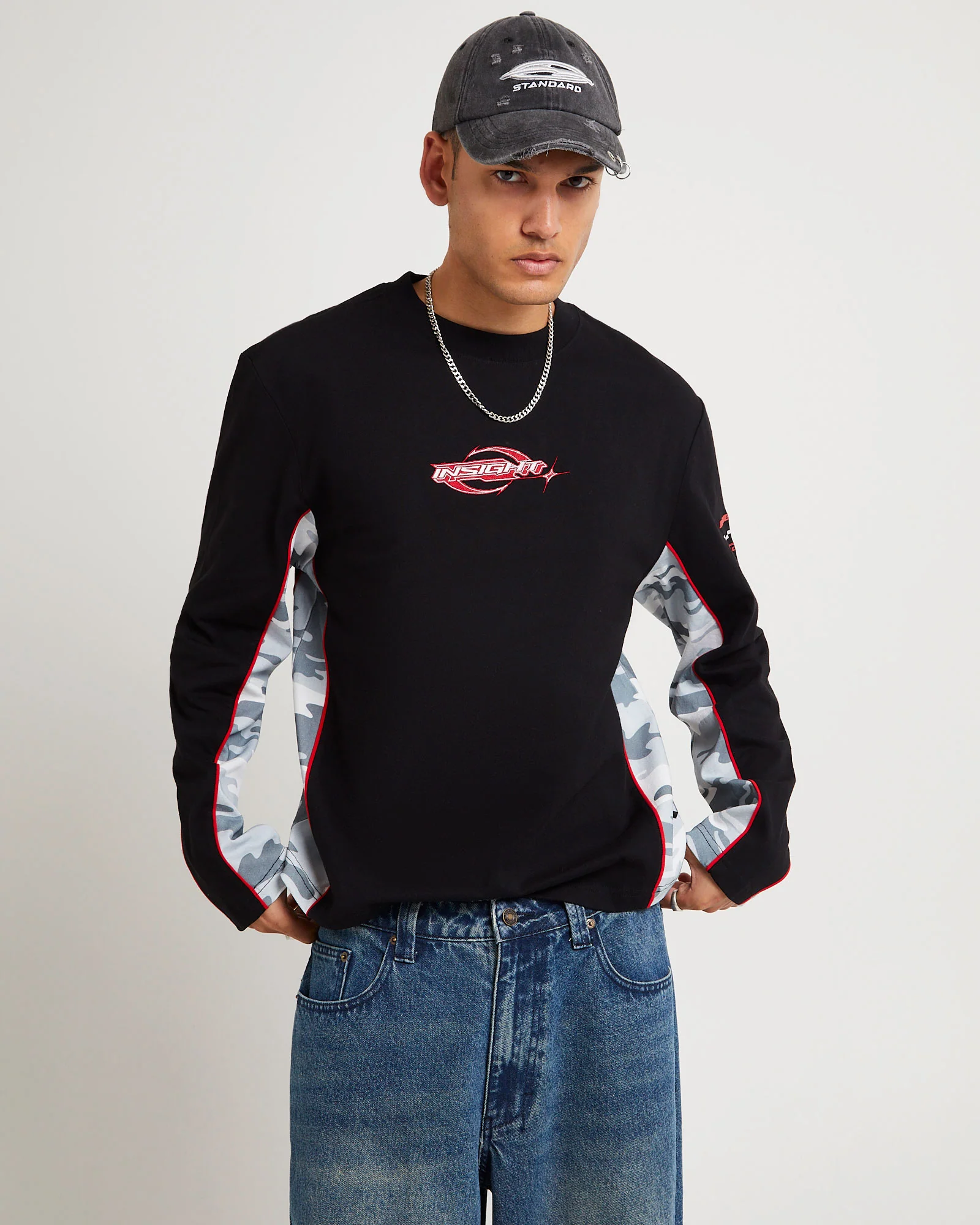 Fluid Camo Long Sleeve T-Shirt - Image 4