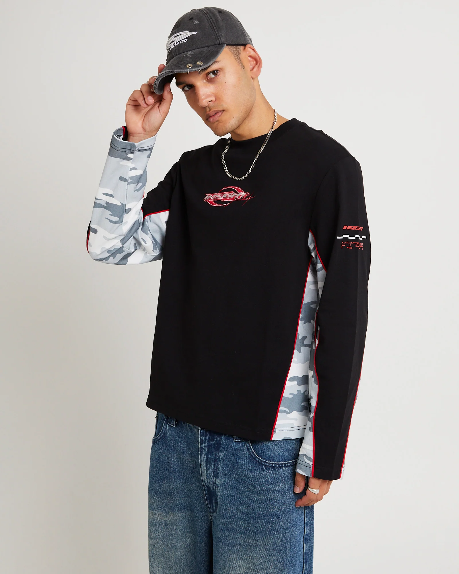 Fluid Camo Long Sleeve T-Shirt - Image 5