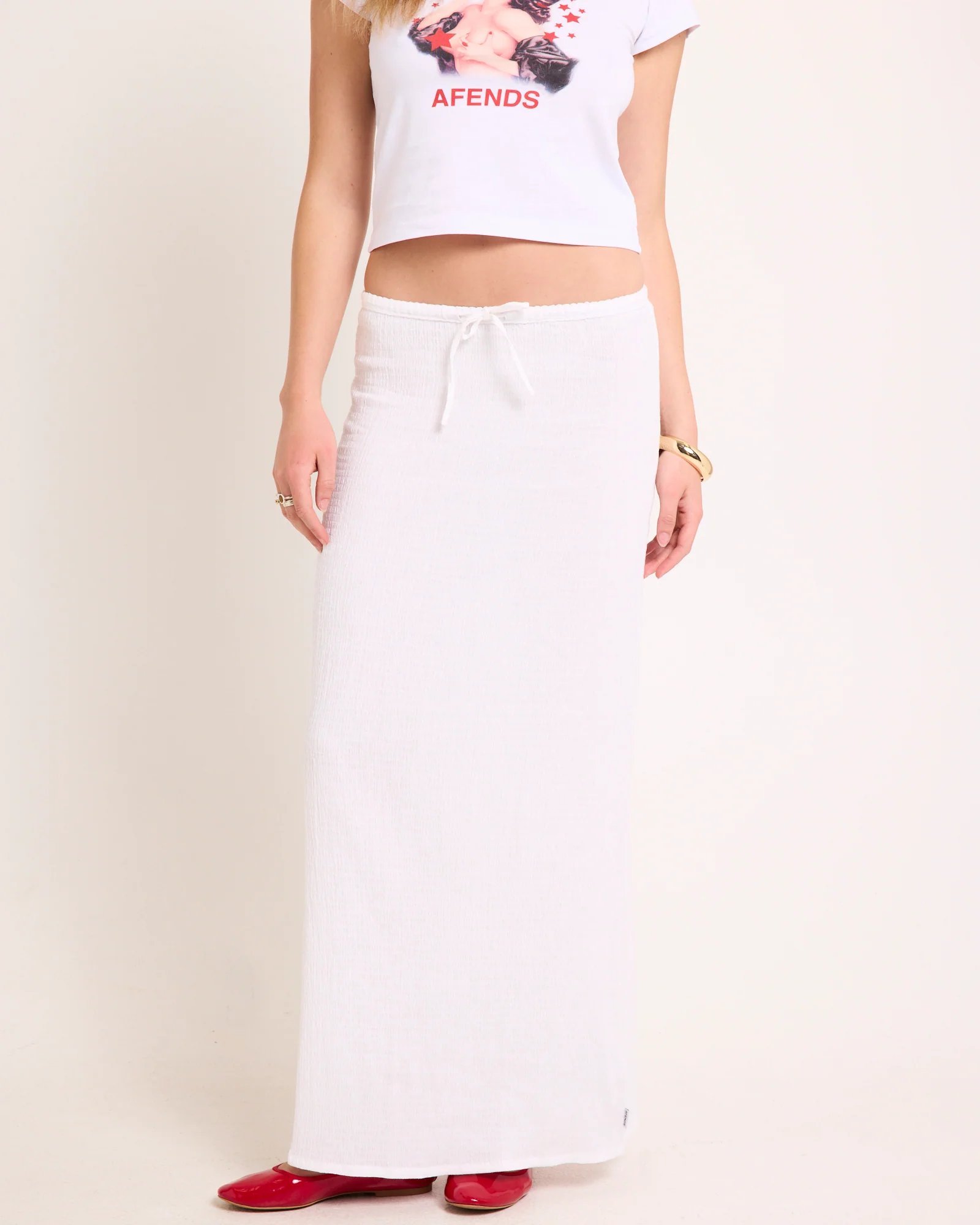 Focus Seersucker Maxi Skirt - Image 2