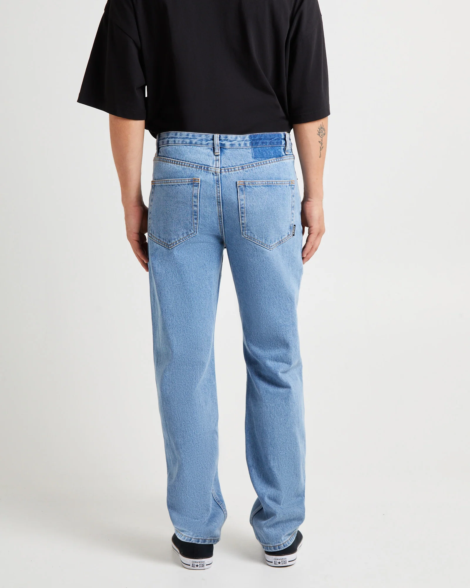 Fracture Straight Denim Jeans - Image 2