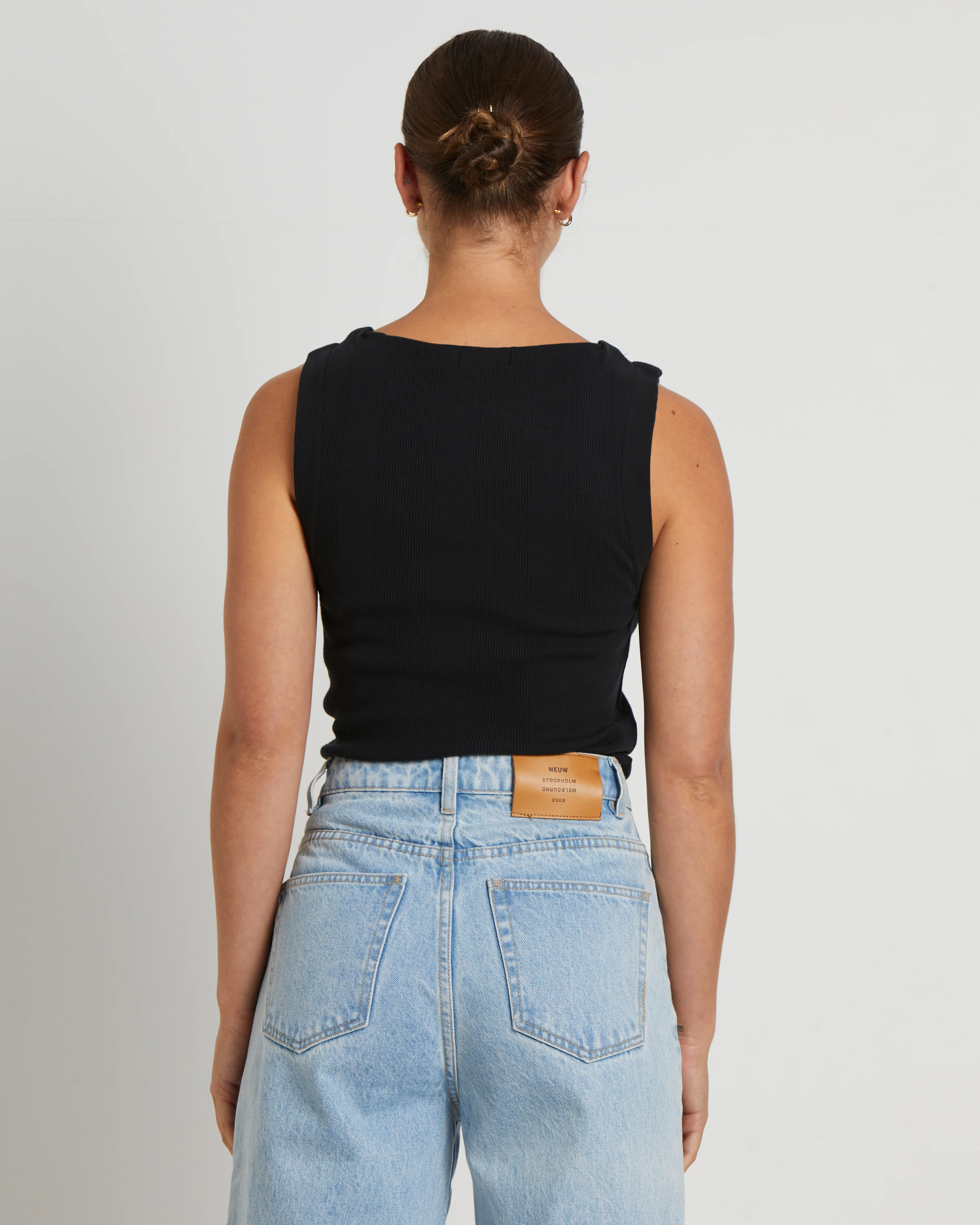 Frenchie 90s Top in Black - Image 2