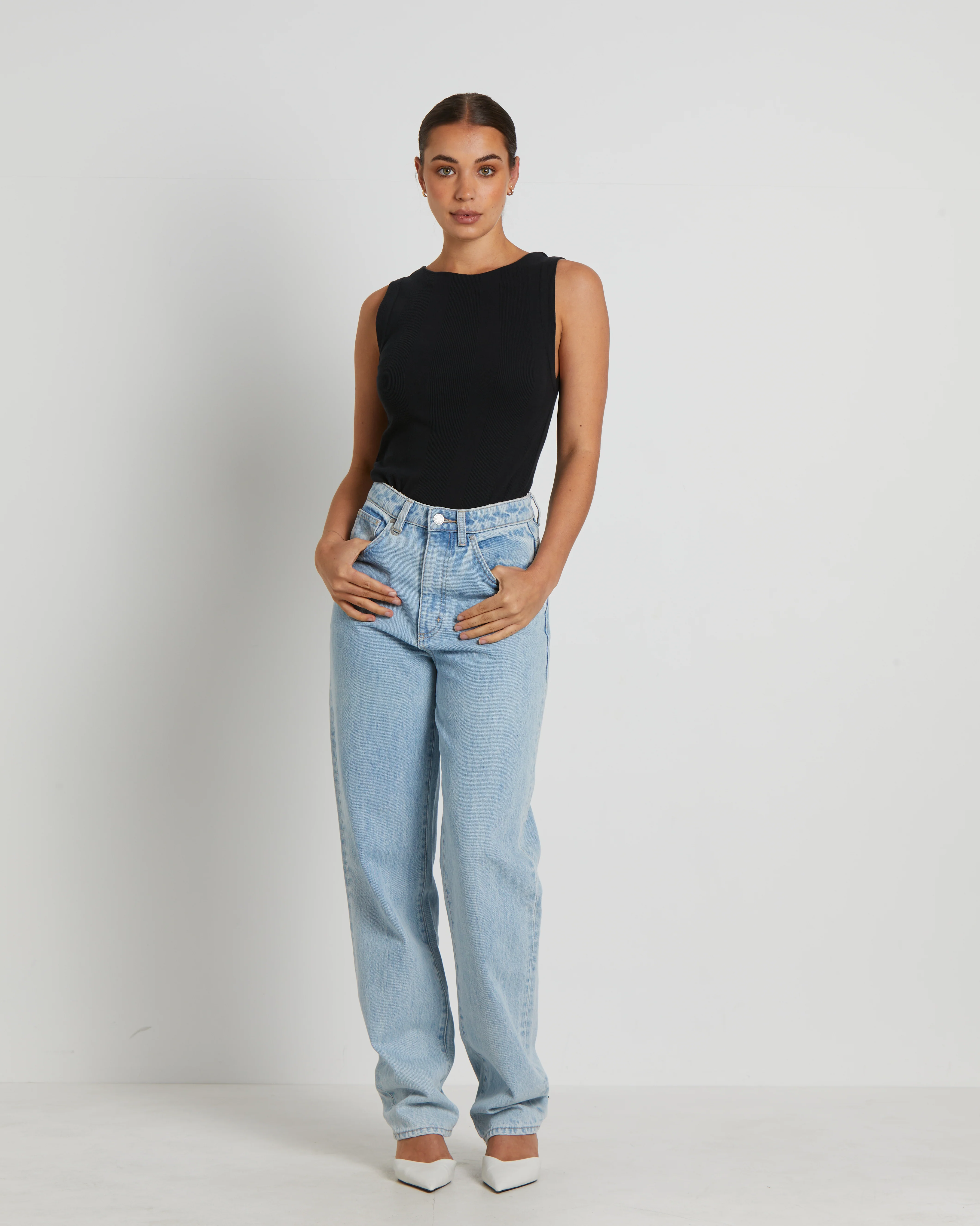 Frenchie 90s Top in Black - Image 3