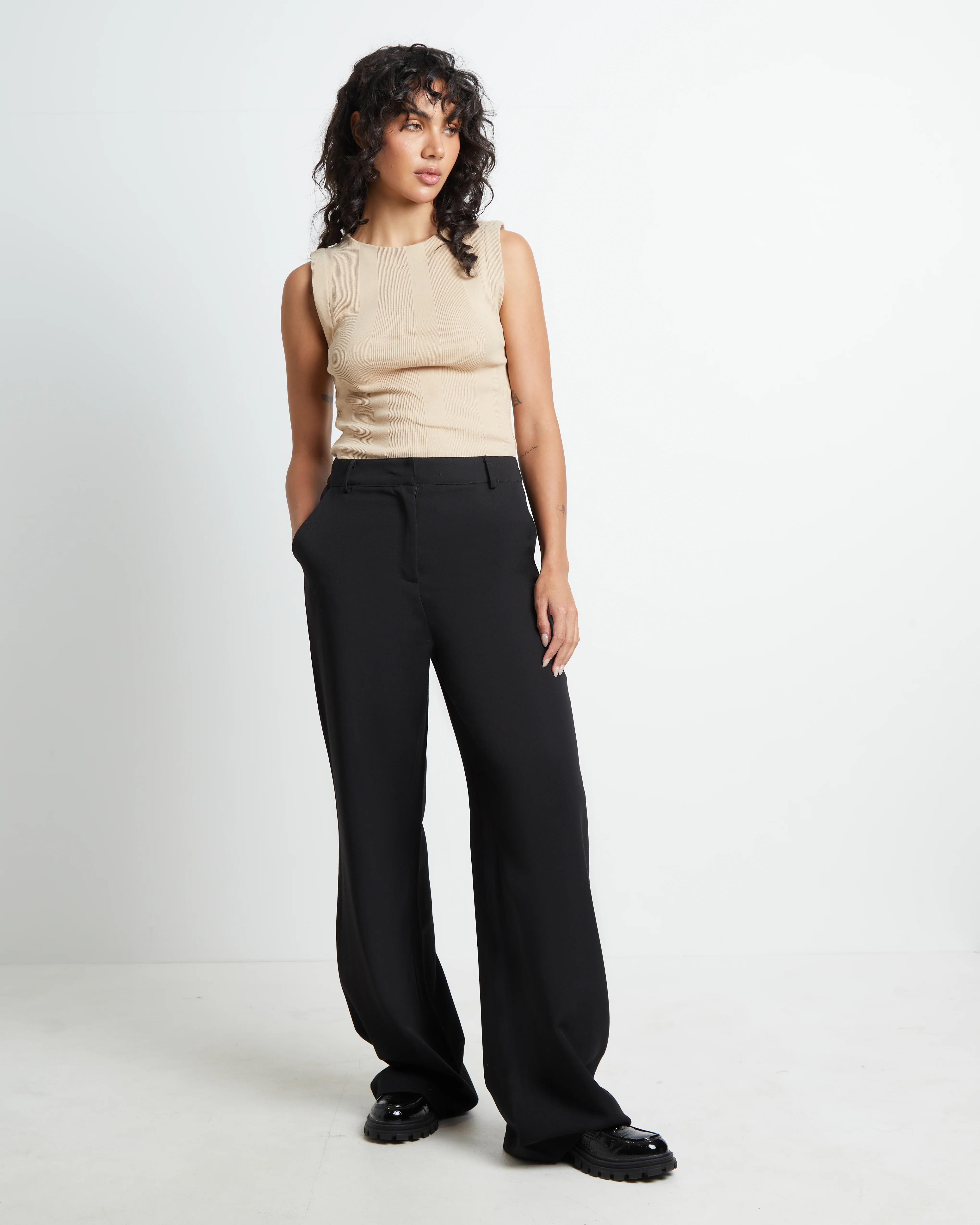 Frenchie 90s Top in Oat - Image 3