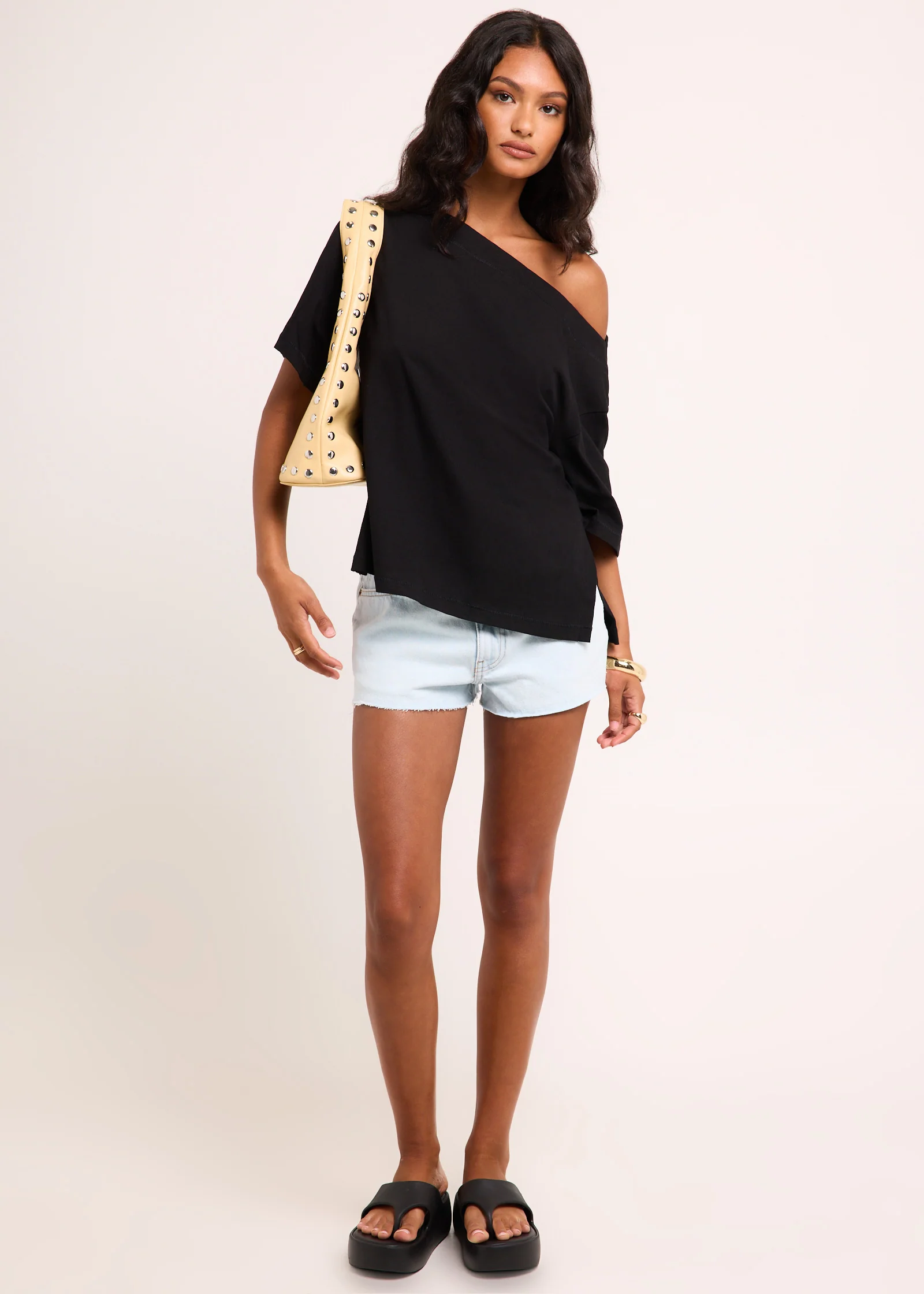Freya Asymmetric Short Sleeve T-Shirt - Image 3