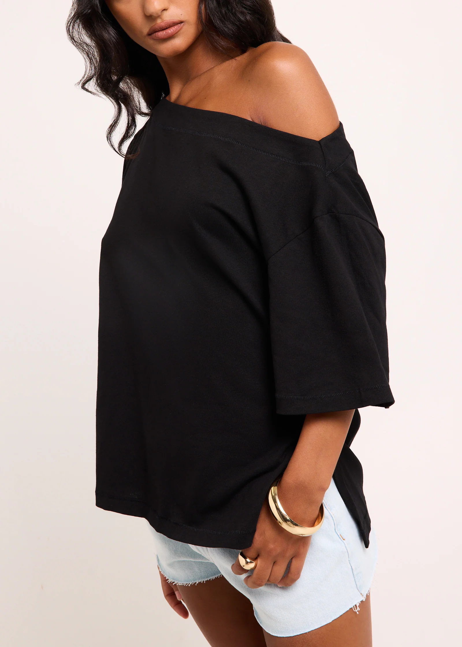 Freya Asymmetric Short Sleeve T-Shirt - Image 5